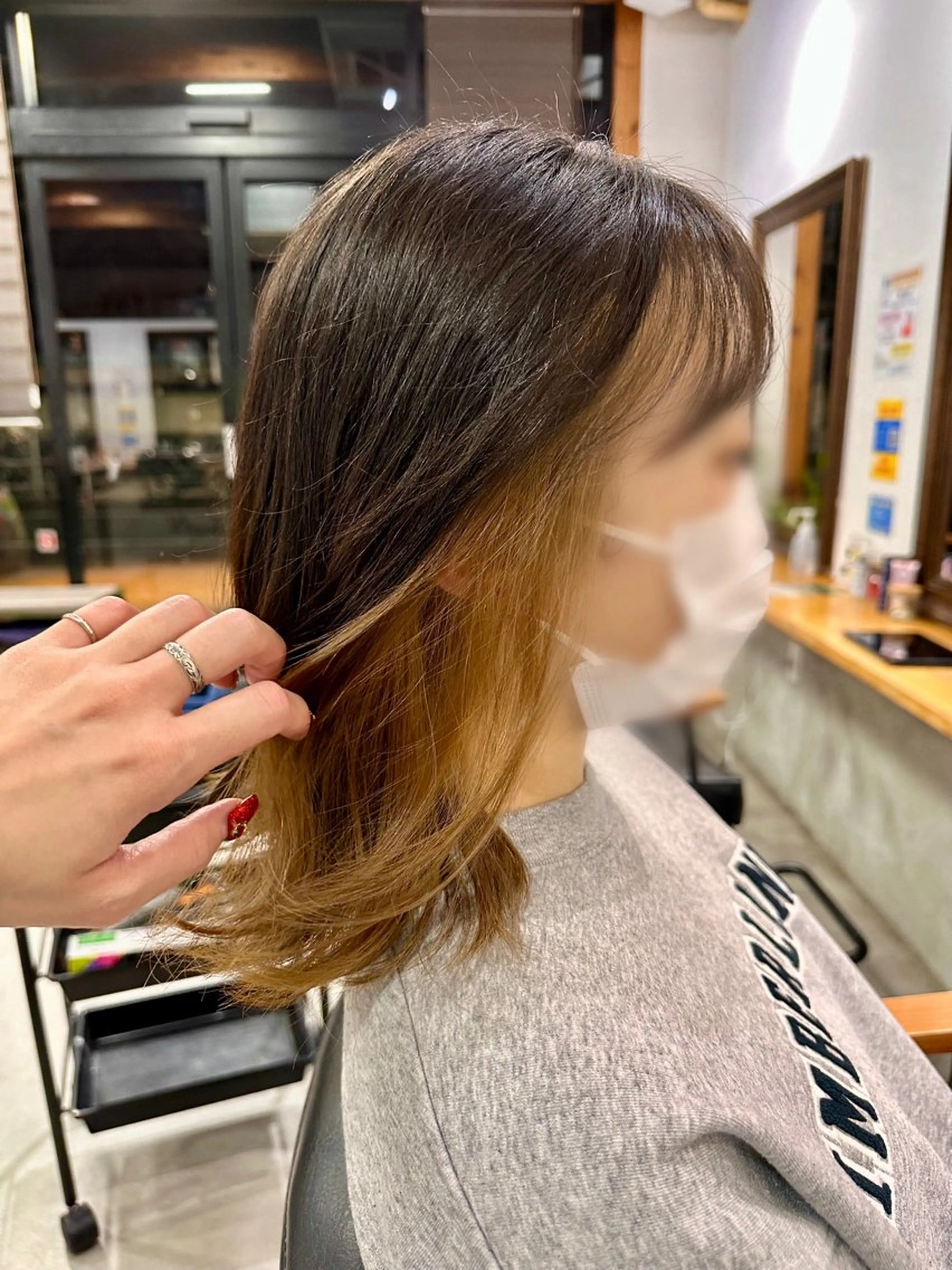 カラー ヘアカラー 💖艶・ブリーチ 透明感miyu💖のヘアスタイル