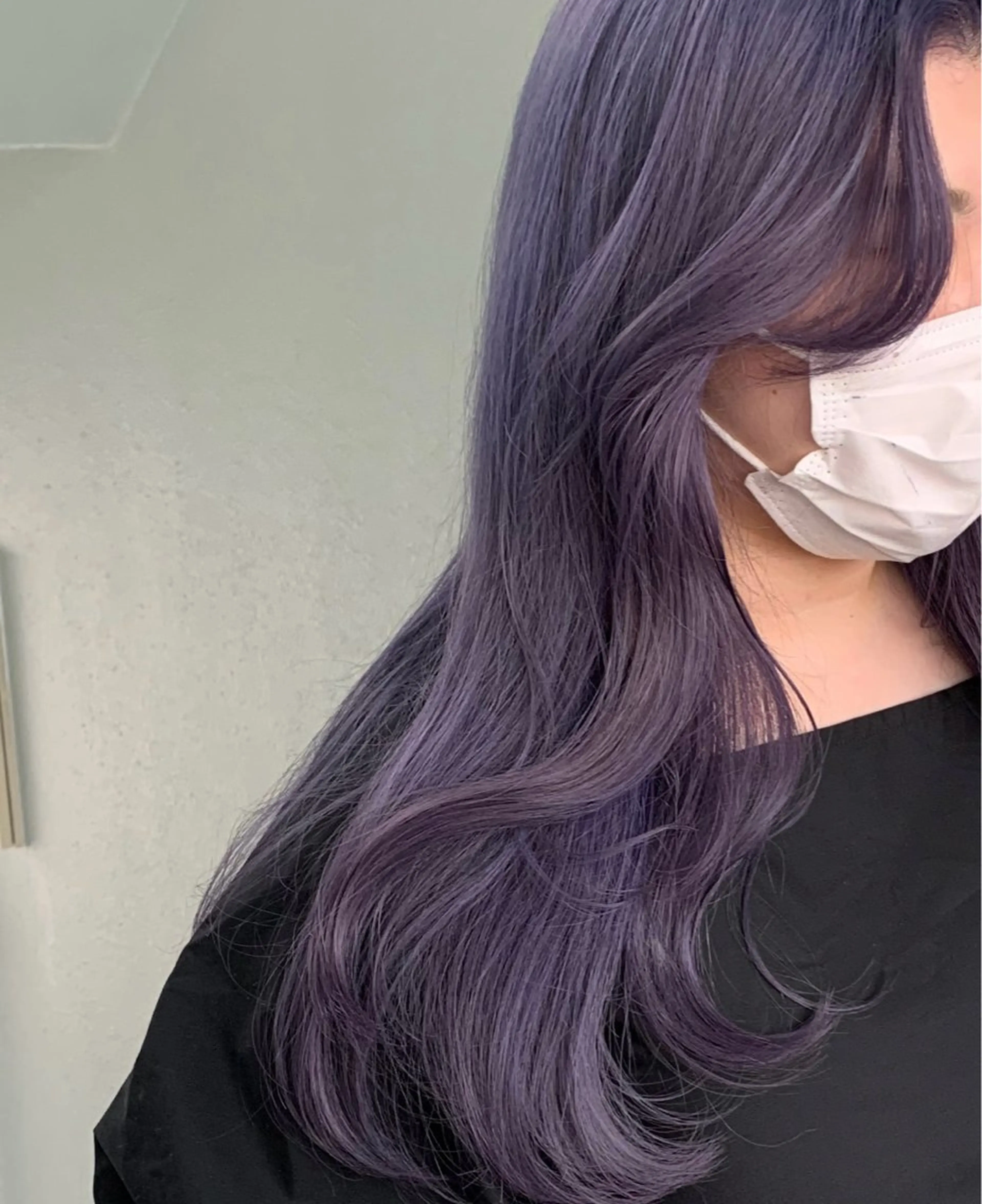 ロング カラー ブリーチ ダブルカラー ラベンダーカラー パープルカラー ロング ヘアカラー 暖色/ハイトーン/ カラー/HBLのヘアスタイル