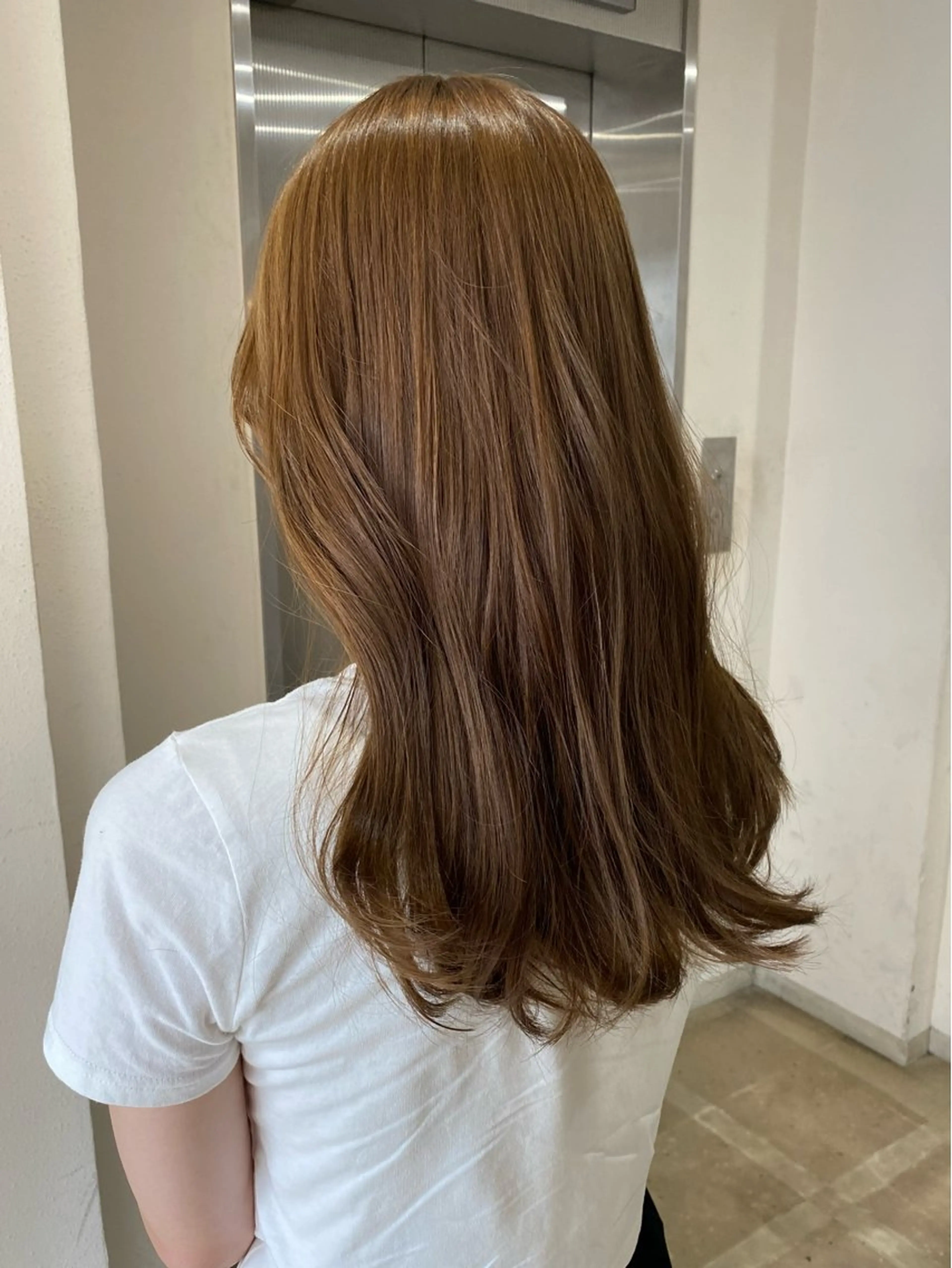 ロング カラー 野口 和真のヘアスタイル