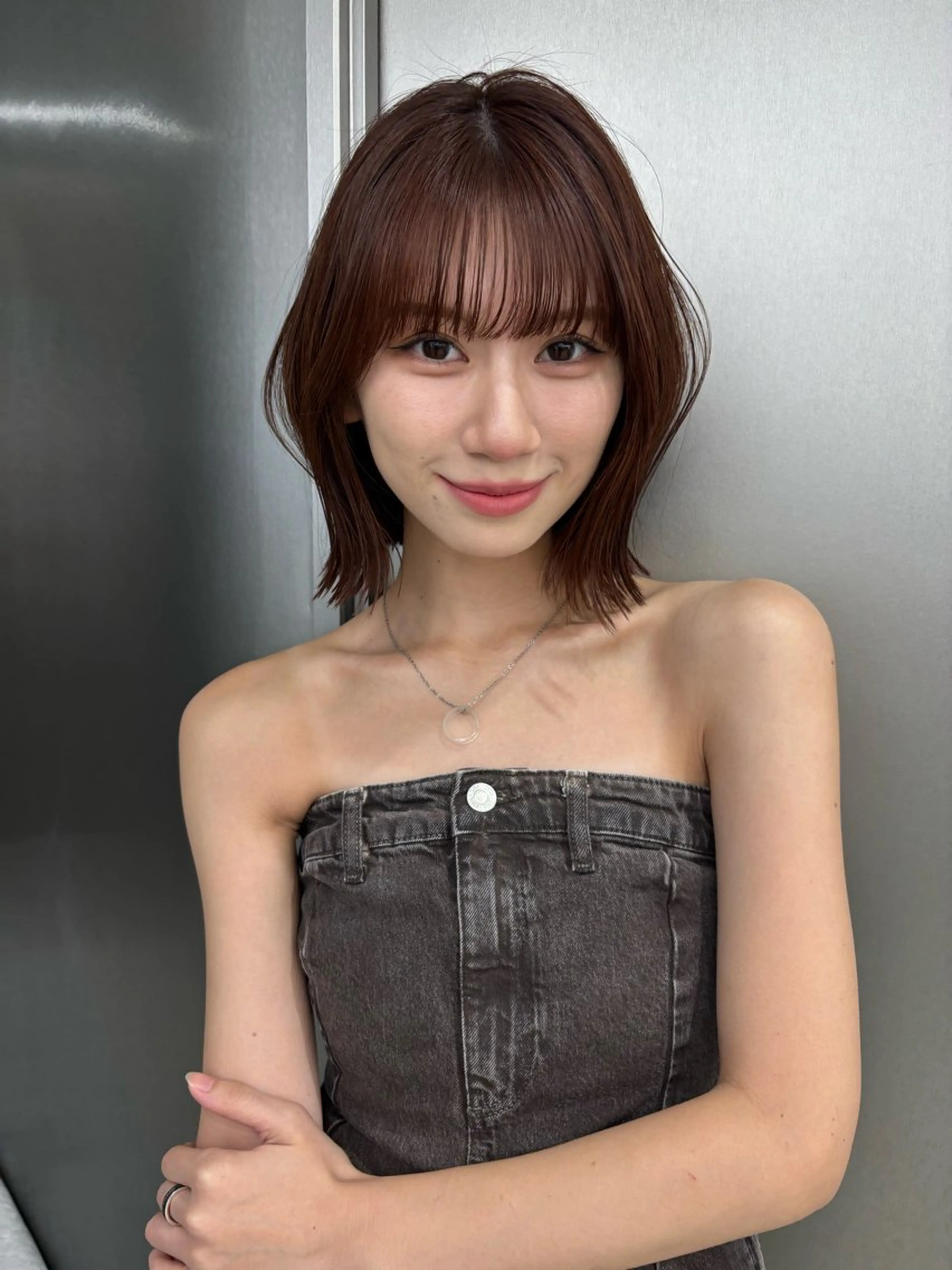 ミディアム ユズキ/銀座似合わせ カット♡透明感カラーのヘアスタイル