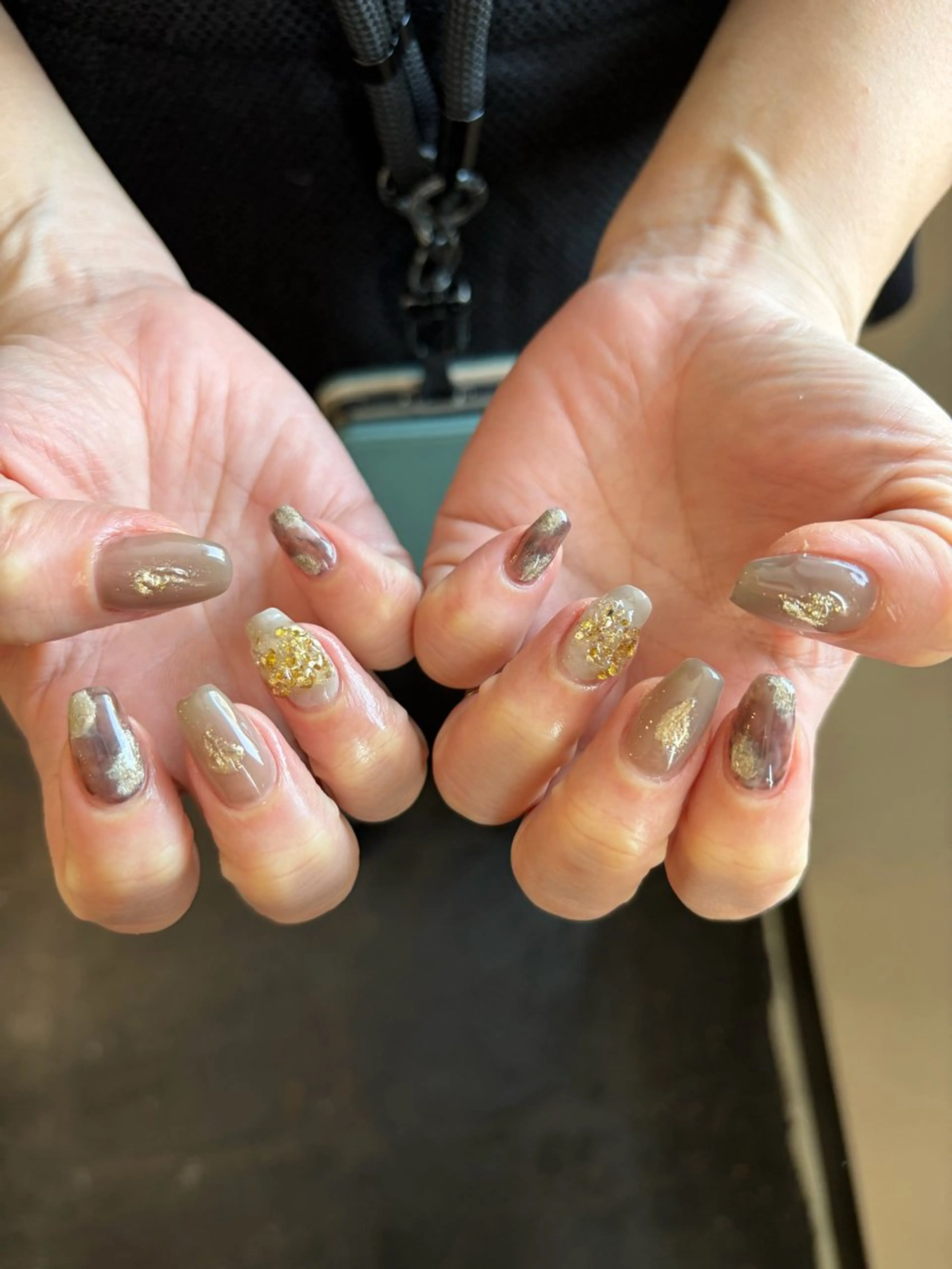 ネイル ゴージャス 大理石ネイル(マーブル) ANNE ayakaのネイルデザイン