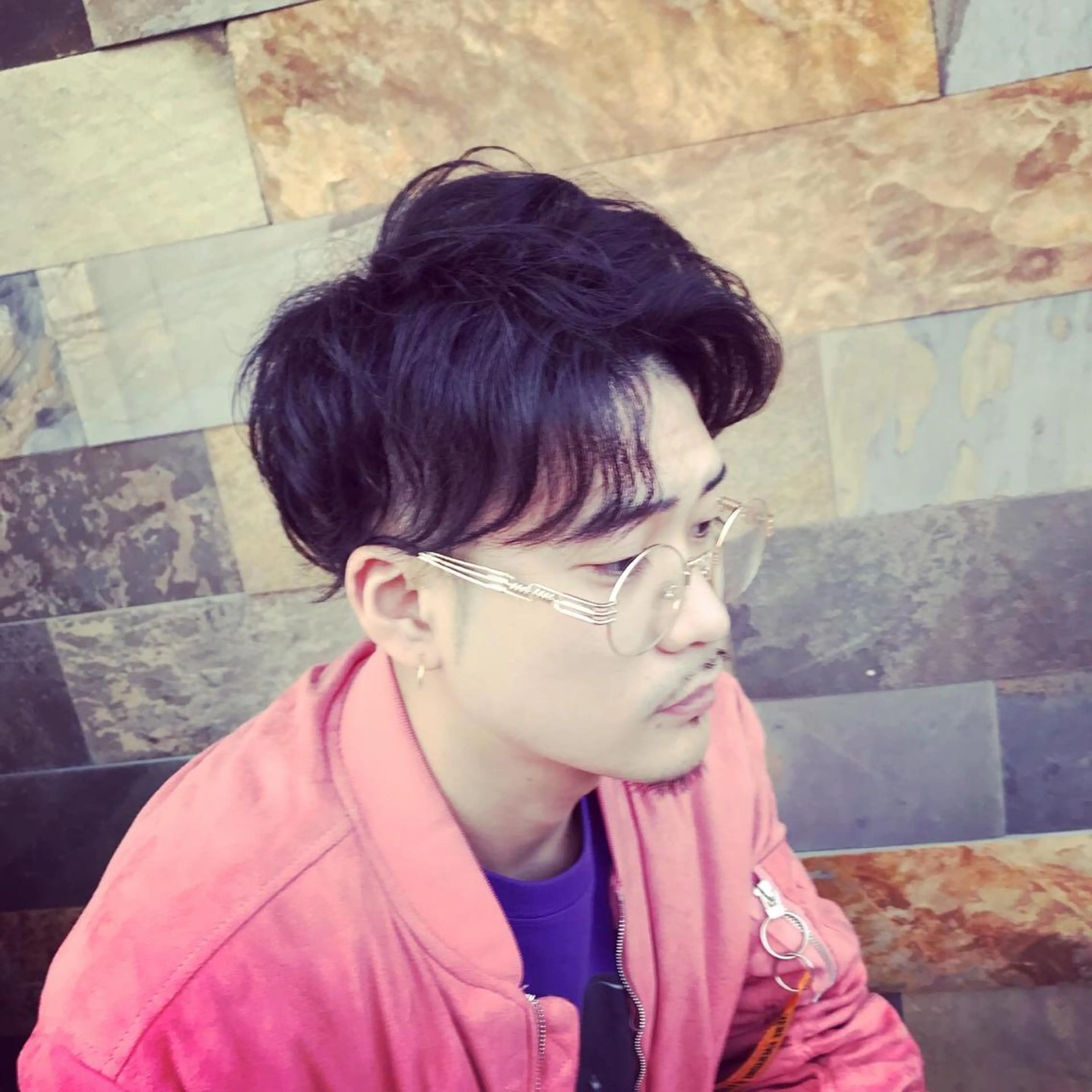 パーマ メンズ 佐々木 浩之のヘアスタイル