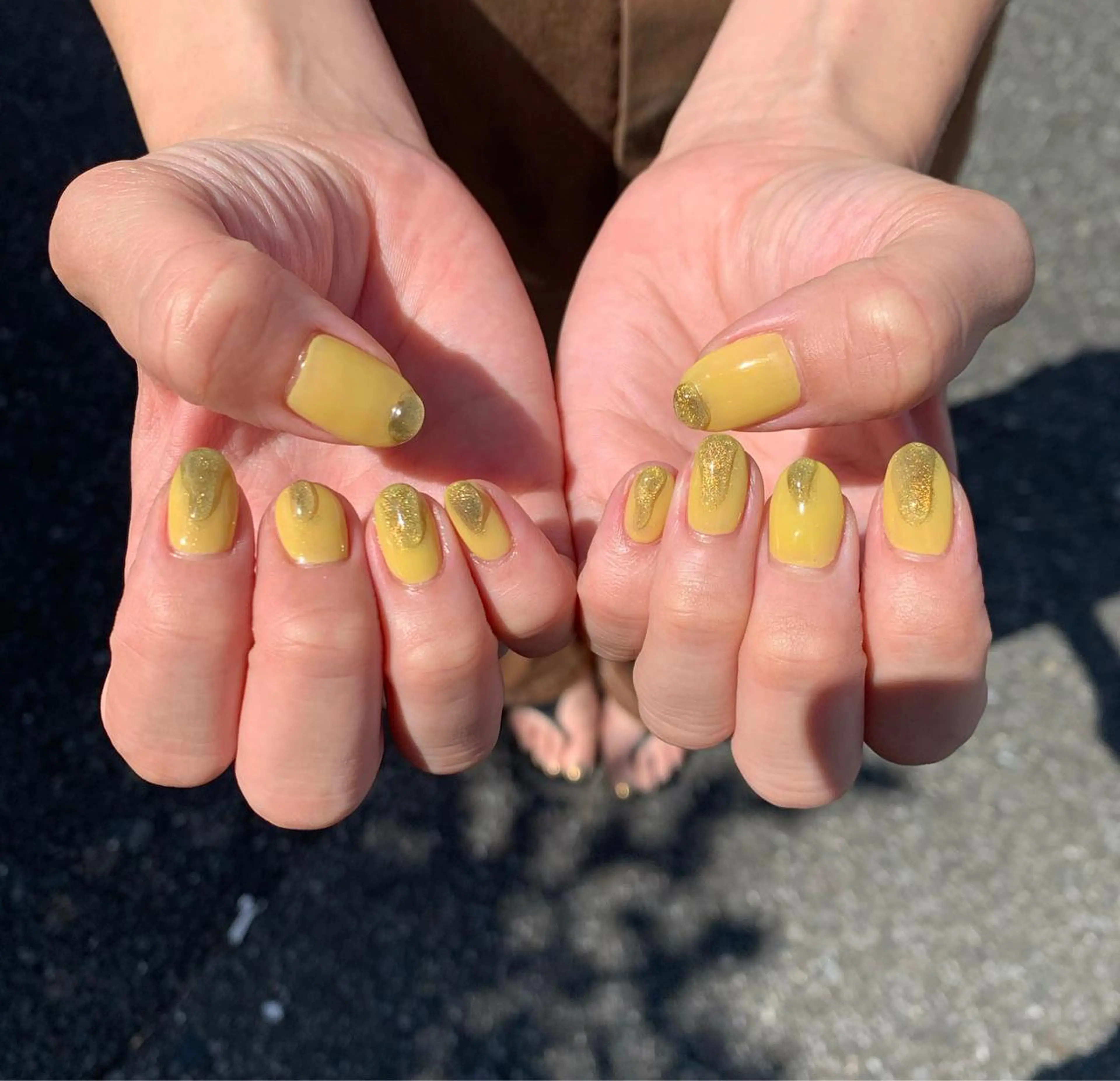 ネイル ニュアンスネイル ハンドネイル 佐藤 穂乃香のネイルデザイン