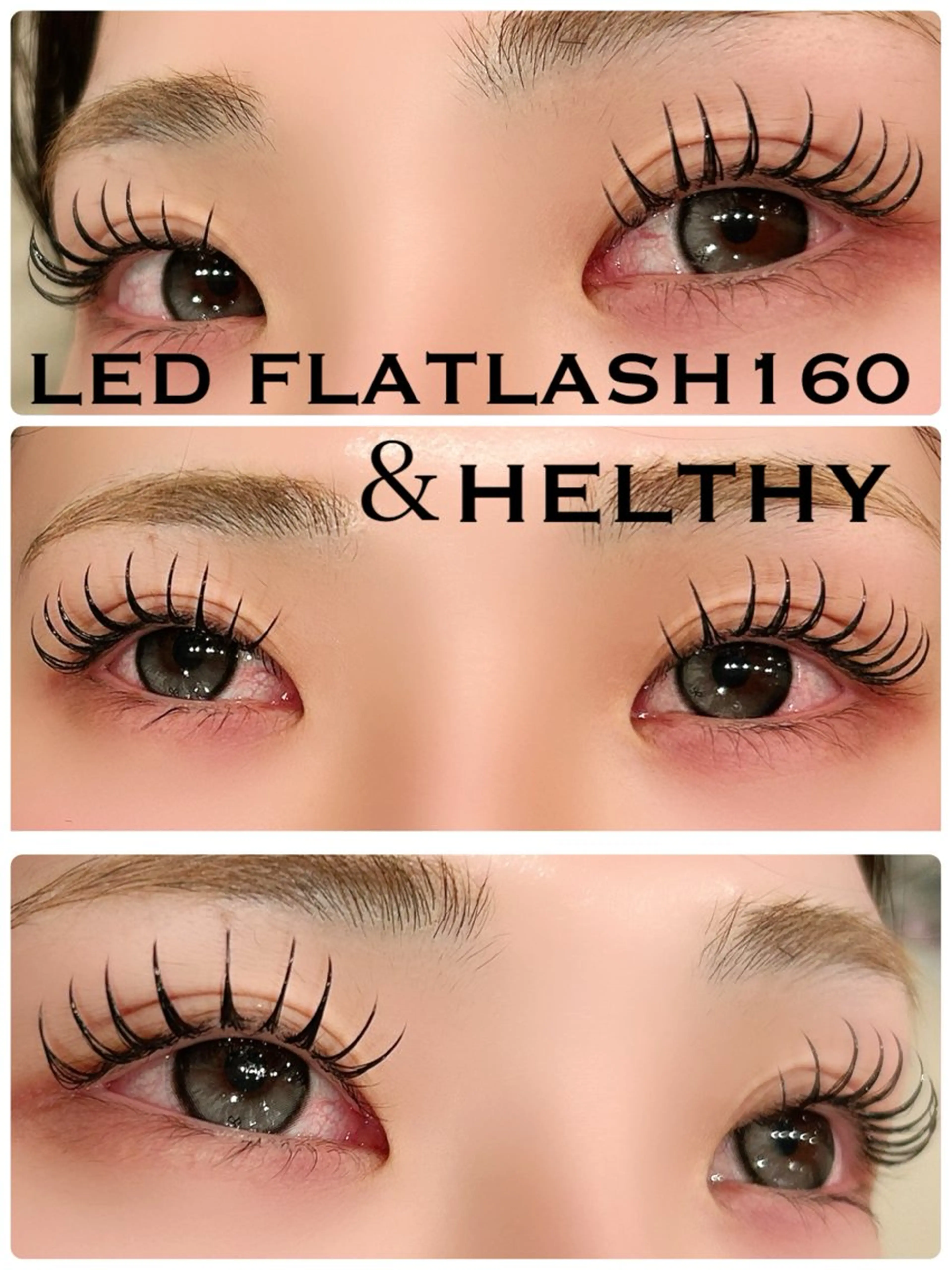 🌻アンドヘルシー🌻LEDフラットラッシュ140本装着後パーマ🫧オフ込み、仕上げコーティング込み🫧の写真