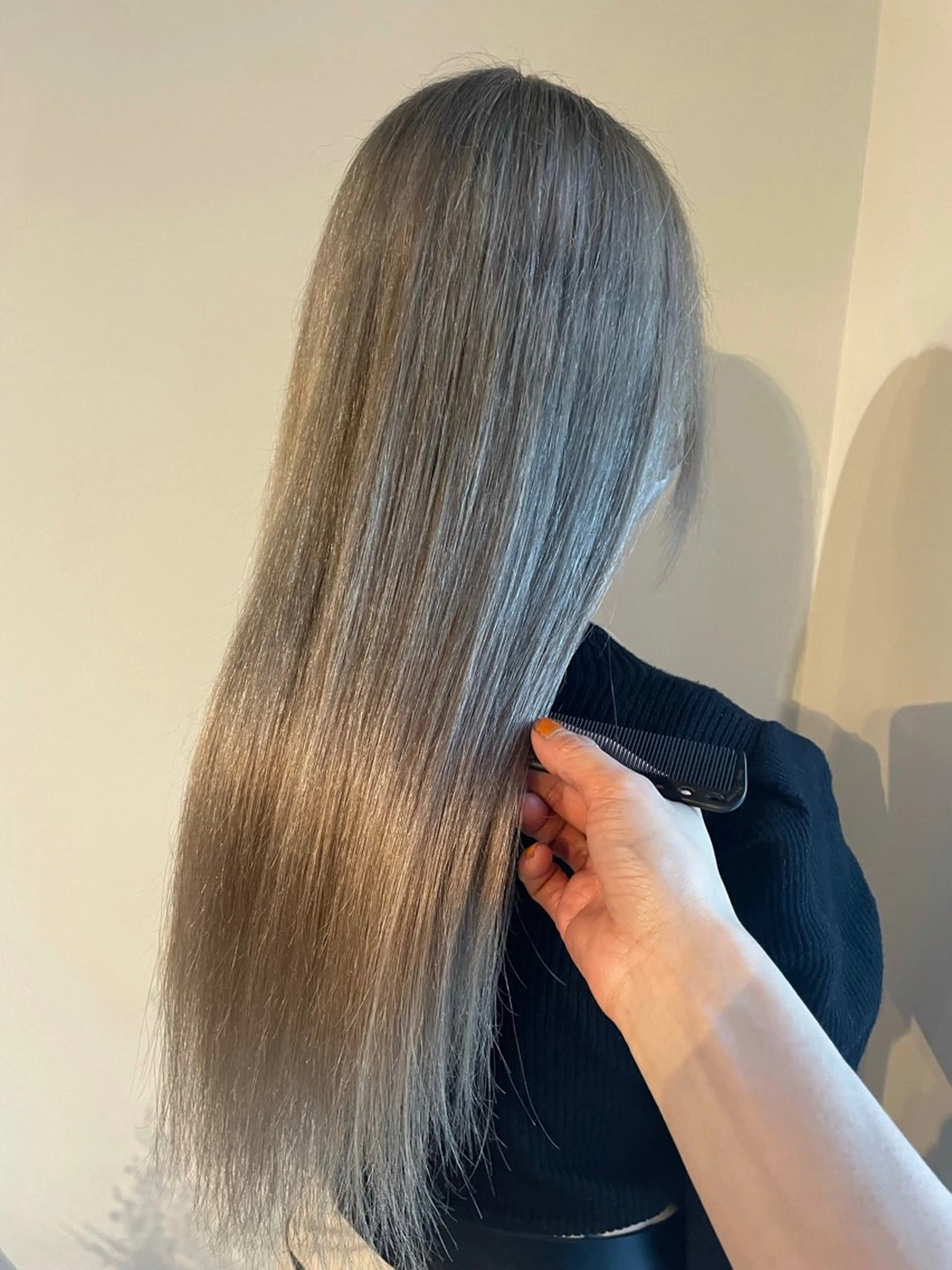 ロング カラー ヘアアレンジ バレイヤージュ ブリーチ ケアブリーチ ダブルカラー イヤリングカラー トリートメント 🌜 Lulu 🌛 公式/大通のヘアスタイル