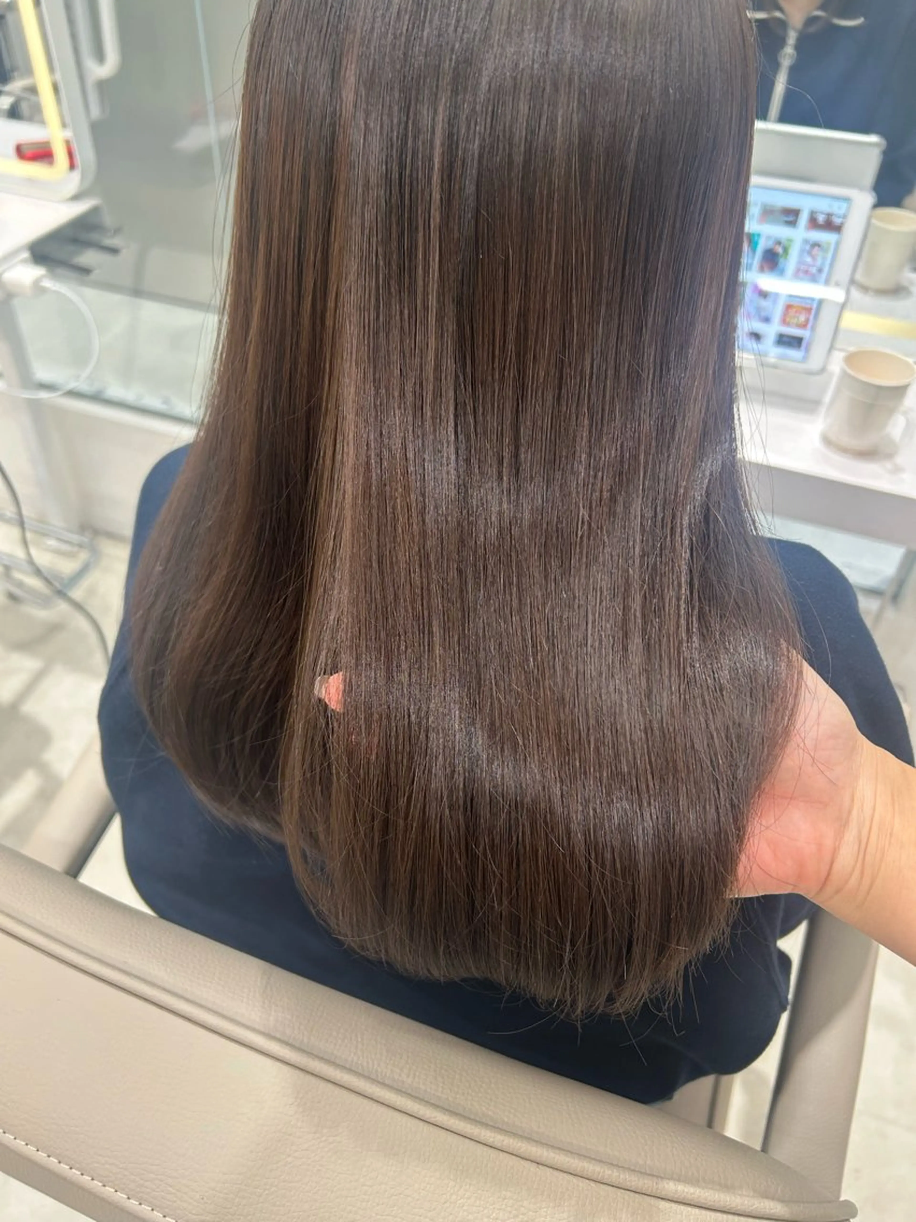 ロング カラー ヘアカラー トリートメント ダブルカラー髪質改善 /Annaのヘアスタイル