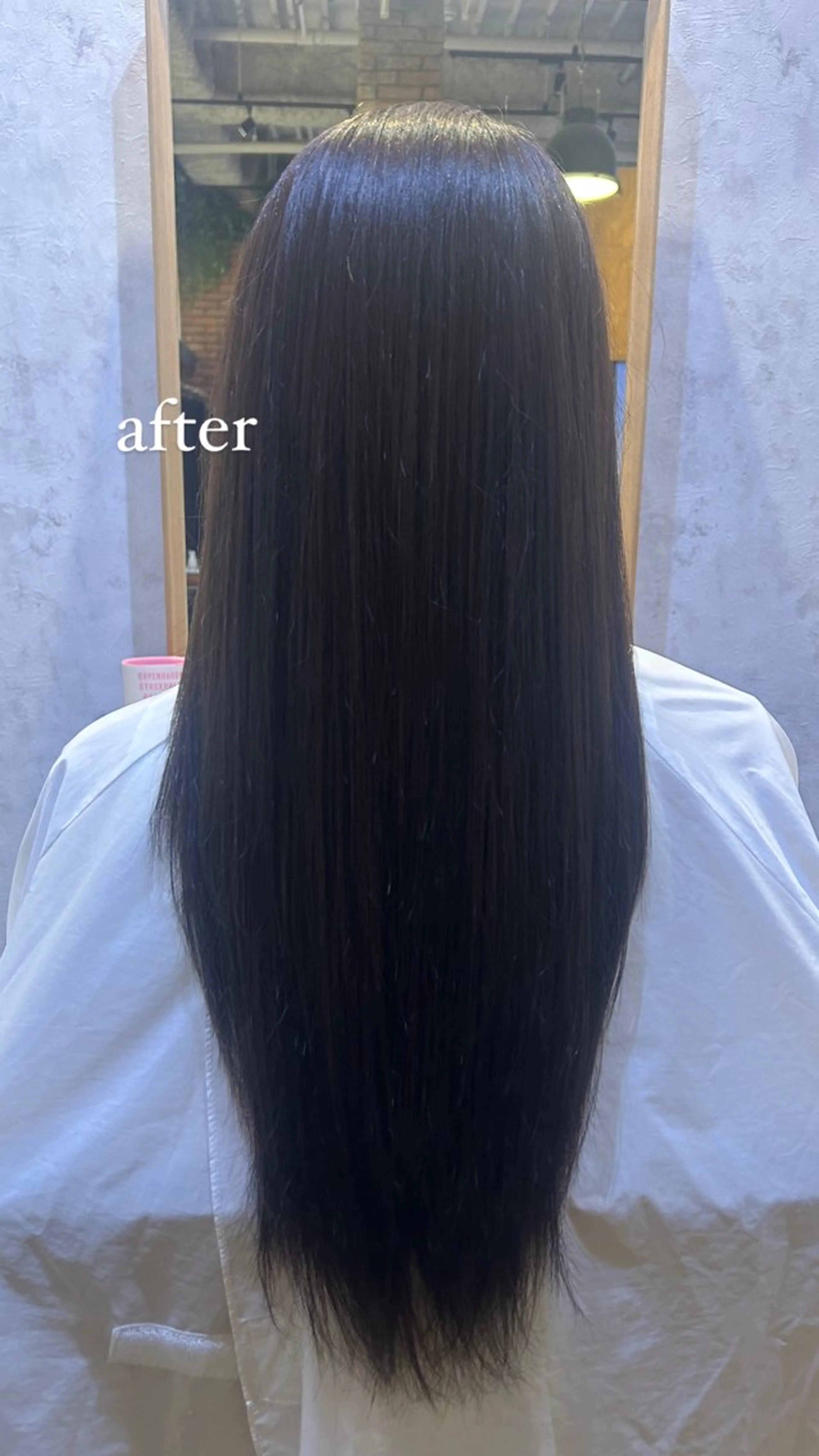 ロング カラー 透明感カラー 尾崎 恭子のヘアスタイル