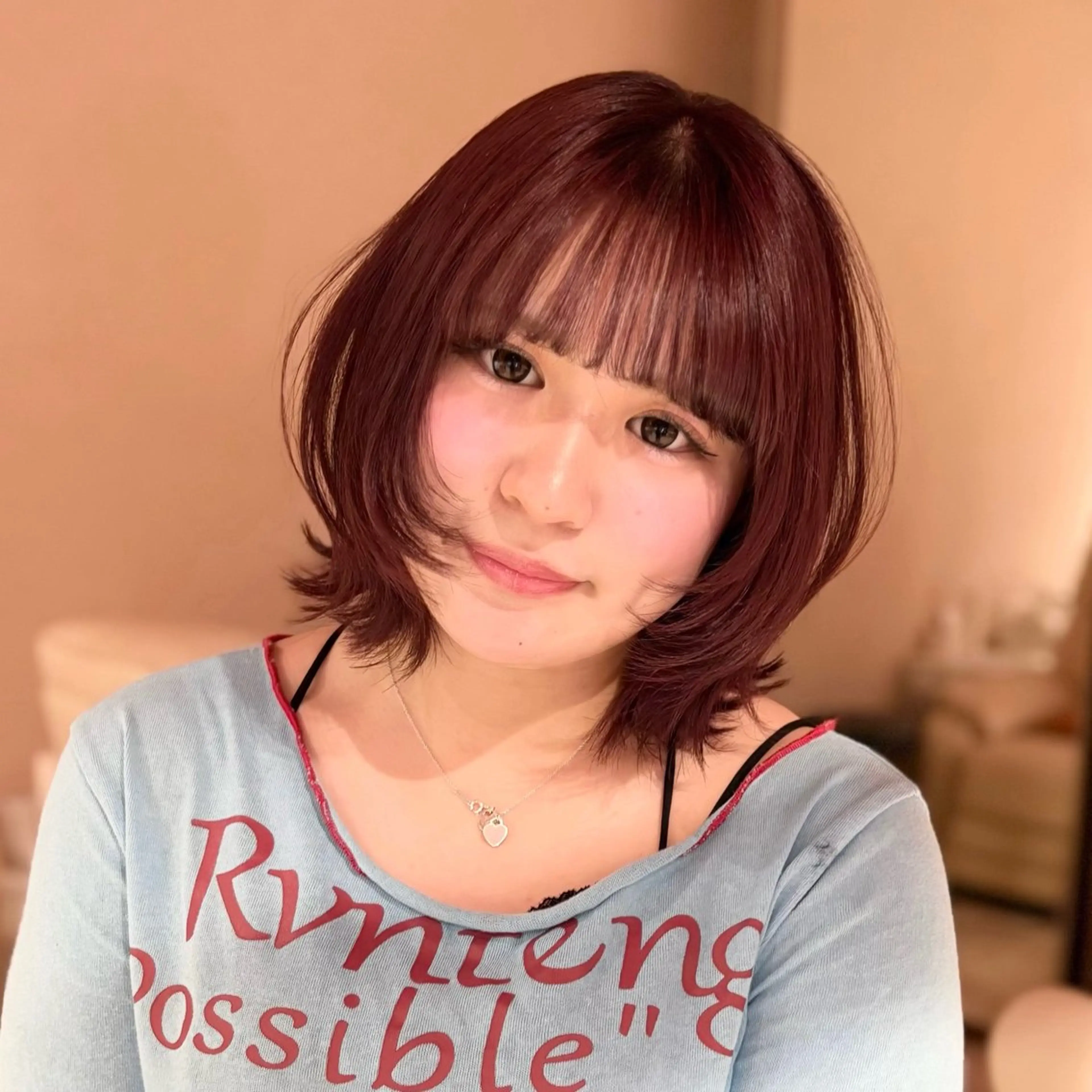 ショート カラー ブリーチ カシス ダブルカラー ブリーチなしカラー ピンクカラー 似合わせカット/ メンズ/ココネ⭐️のヘアスタイル