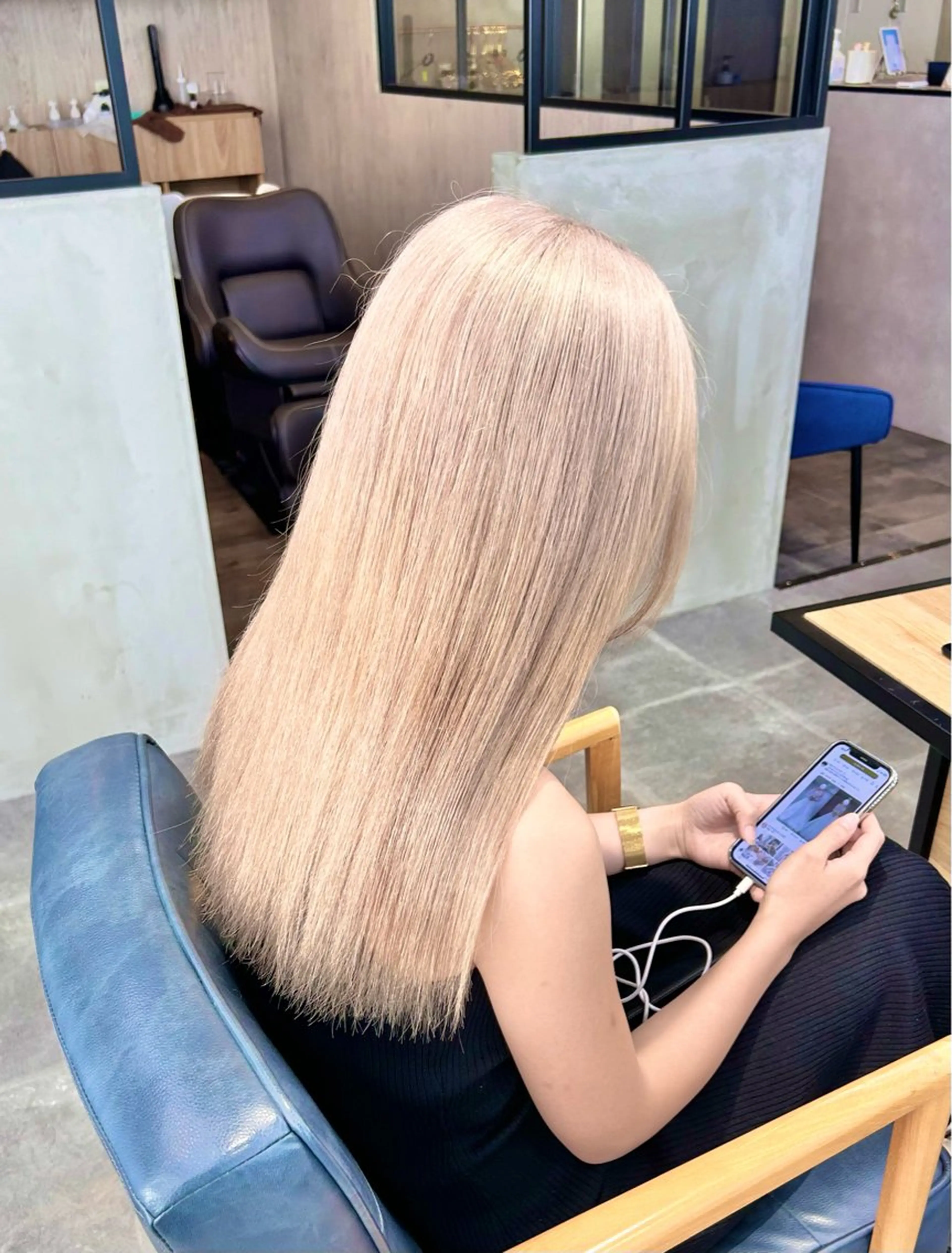 ロング カラー 韓国×髪質改善カラー 💎hinaのヘアスタイル