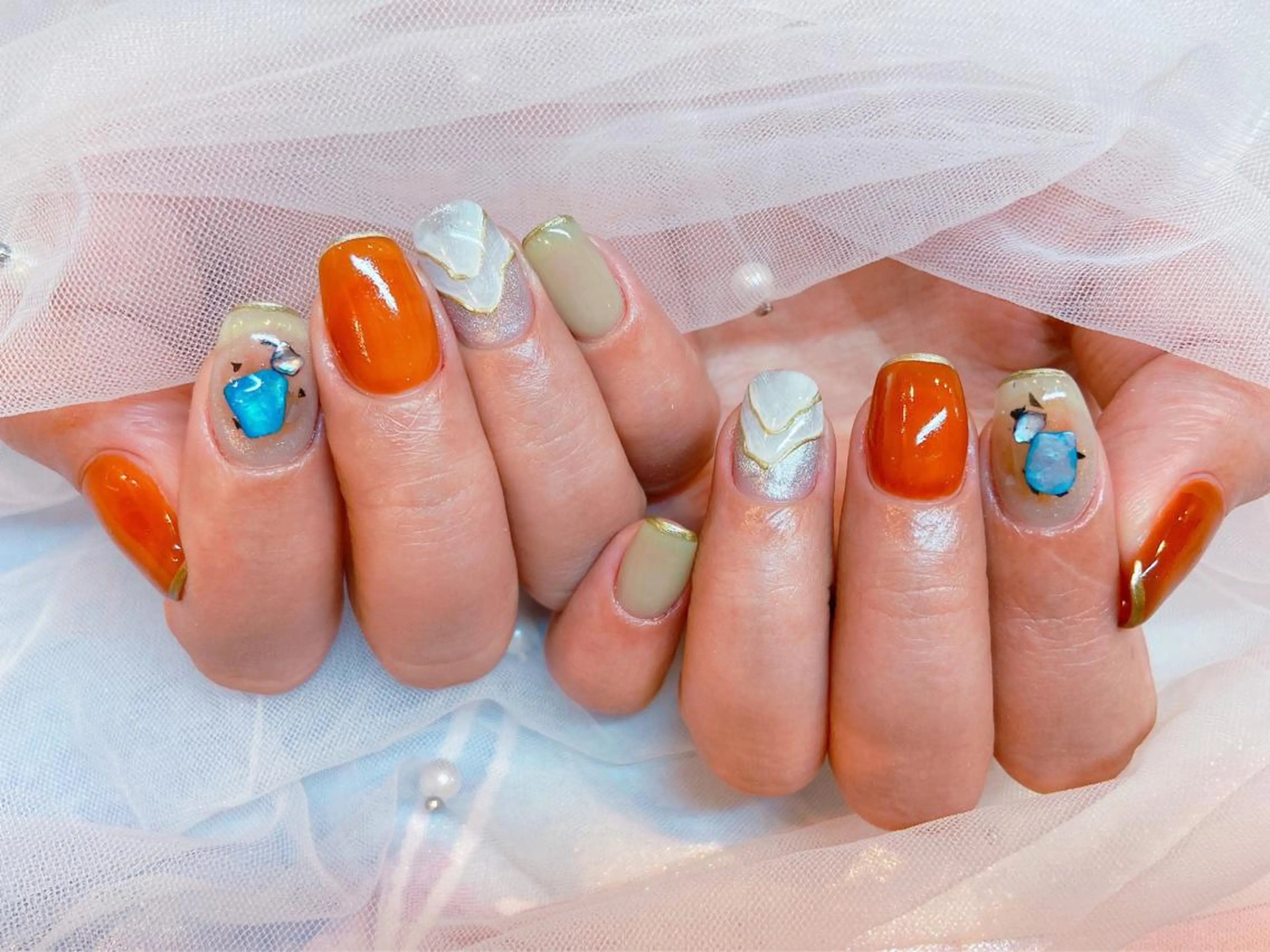 ネイル 長さだし専門店 M2　rikaのネイルデザイン