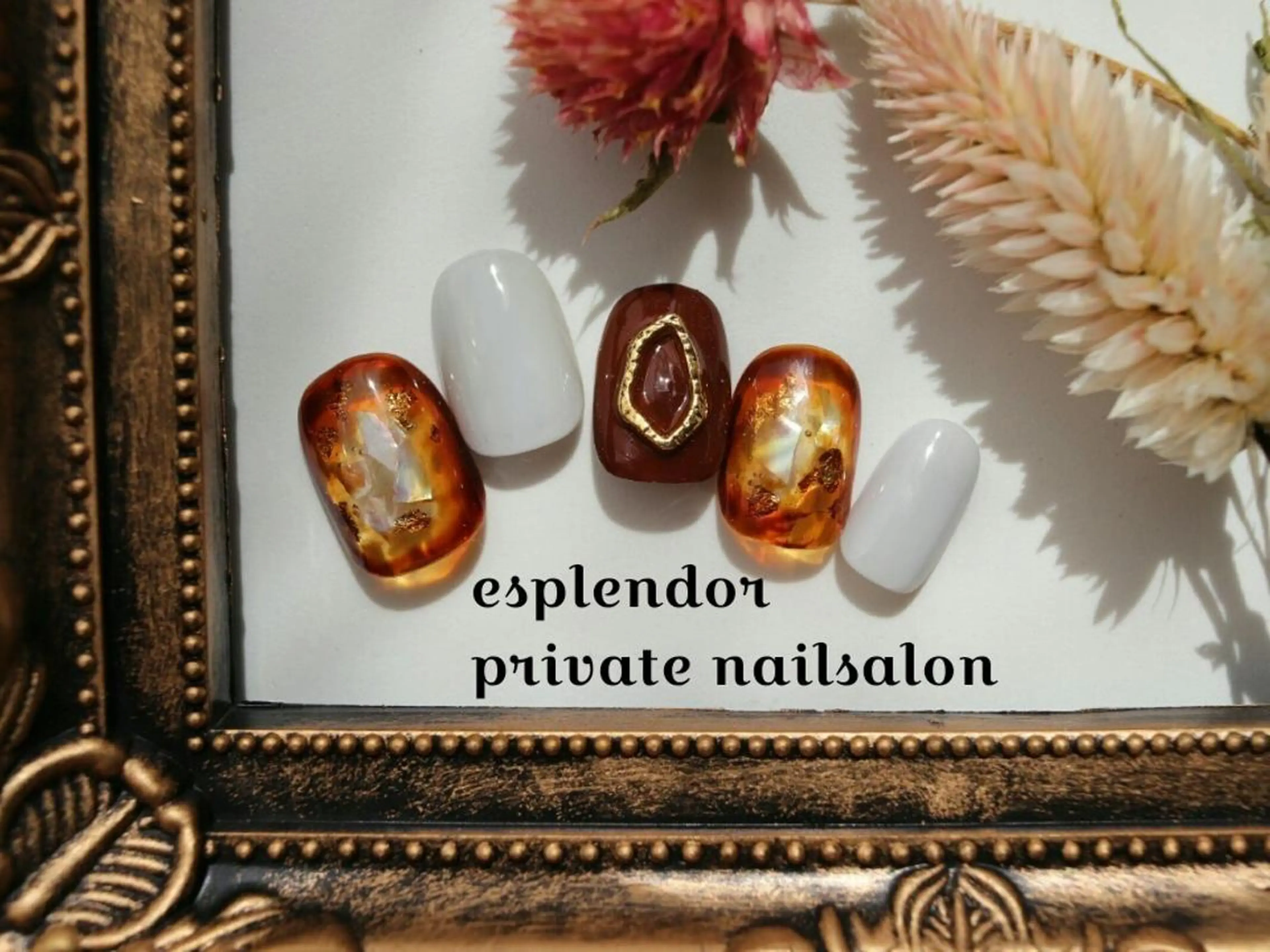 ネイル ゴールド ニュアンスネイル ハンドネイル ハンドケア esplendor  小野寺のネイルデザイン