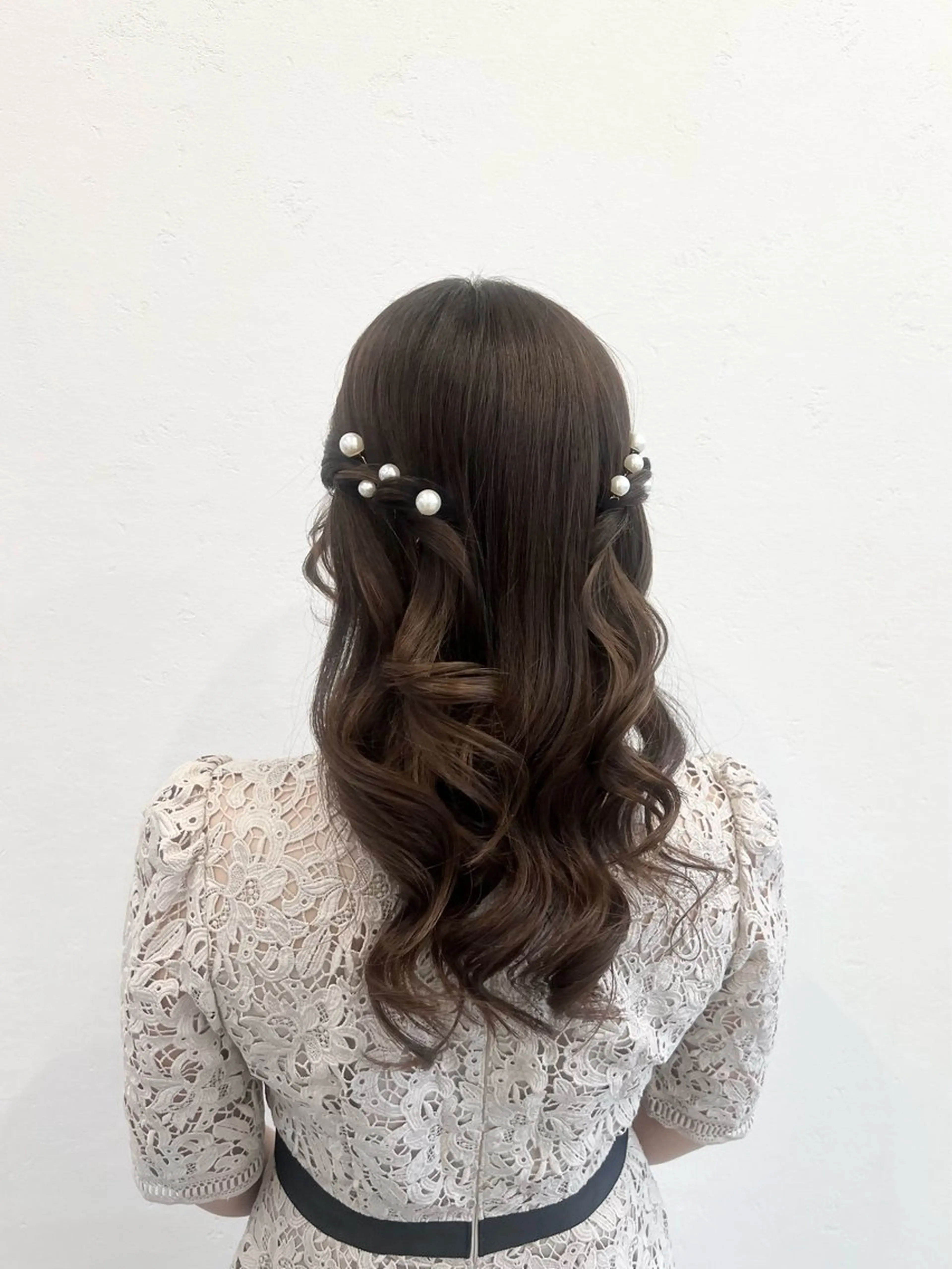 ヘアセット 博多⌇お呼ばれヘア⌇ 透明感カラー⌇菅泉美のヘアスタイル