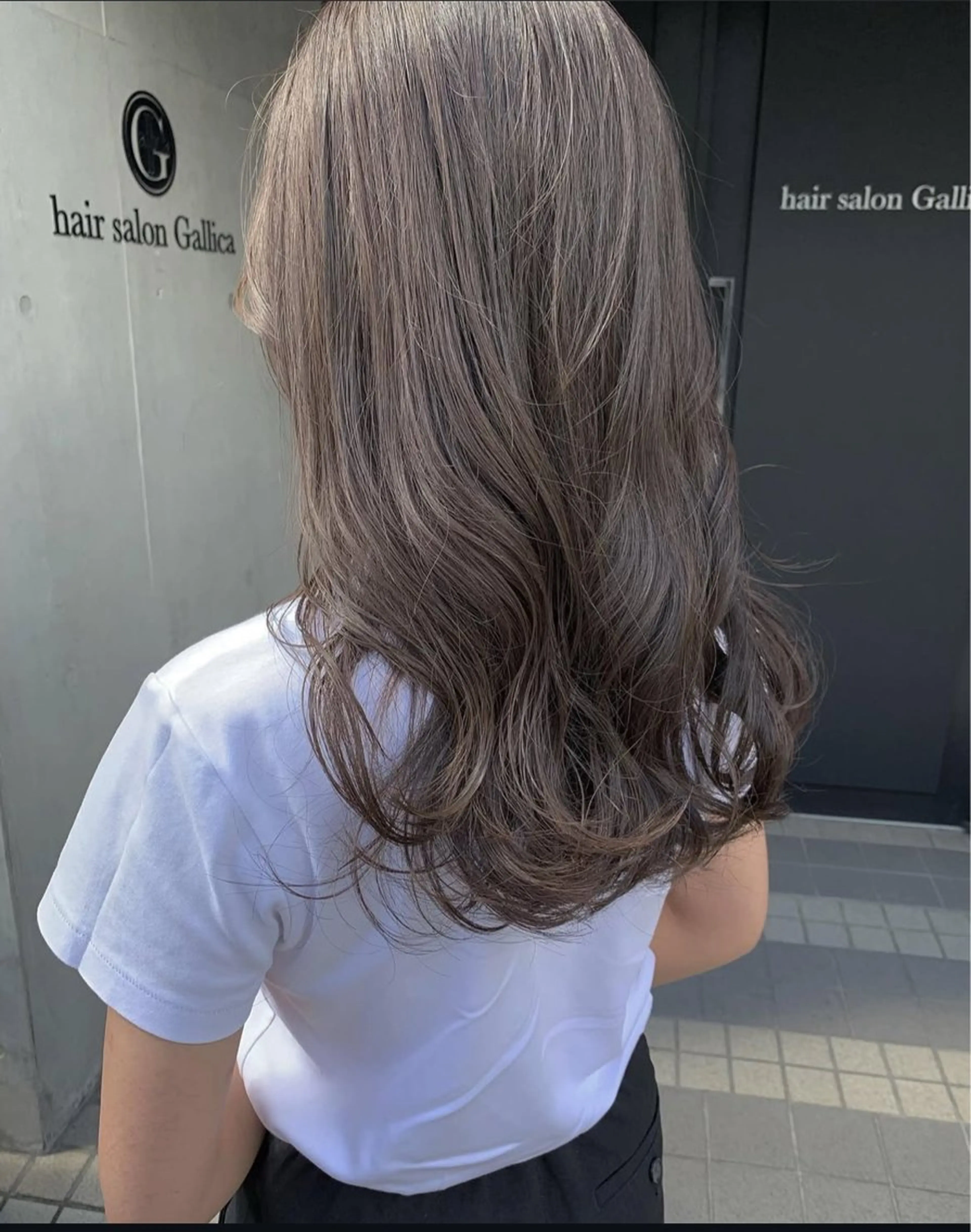 カラー グレージュ ⛄️ブリーチカラー/ れい🐯のヘアスタイル