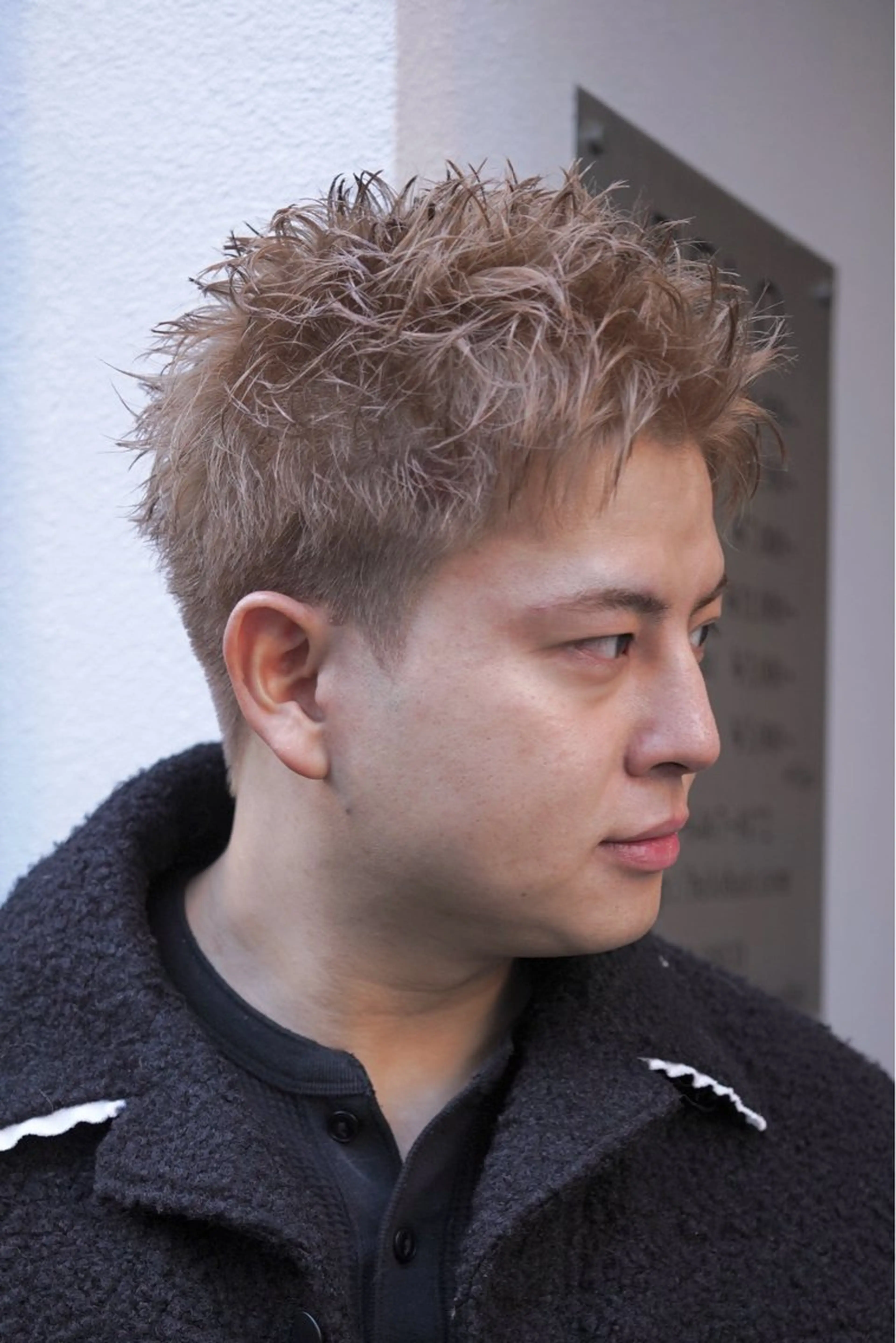 カラー メンズ カット ヘアカラー メンズパーマ特化/波 巻きツイスパ 長町至のヘアスタイル