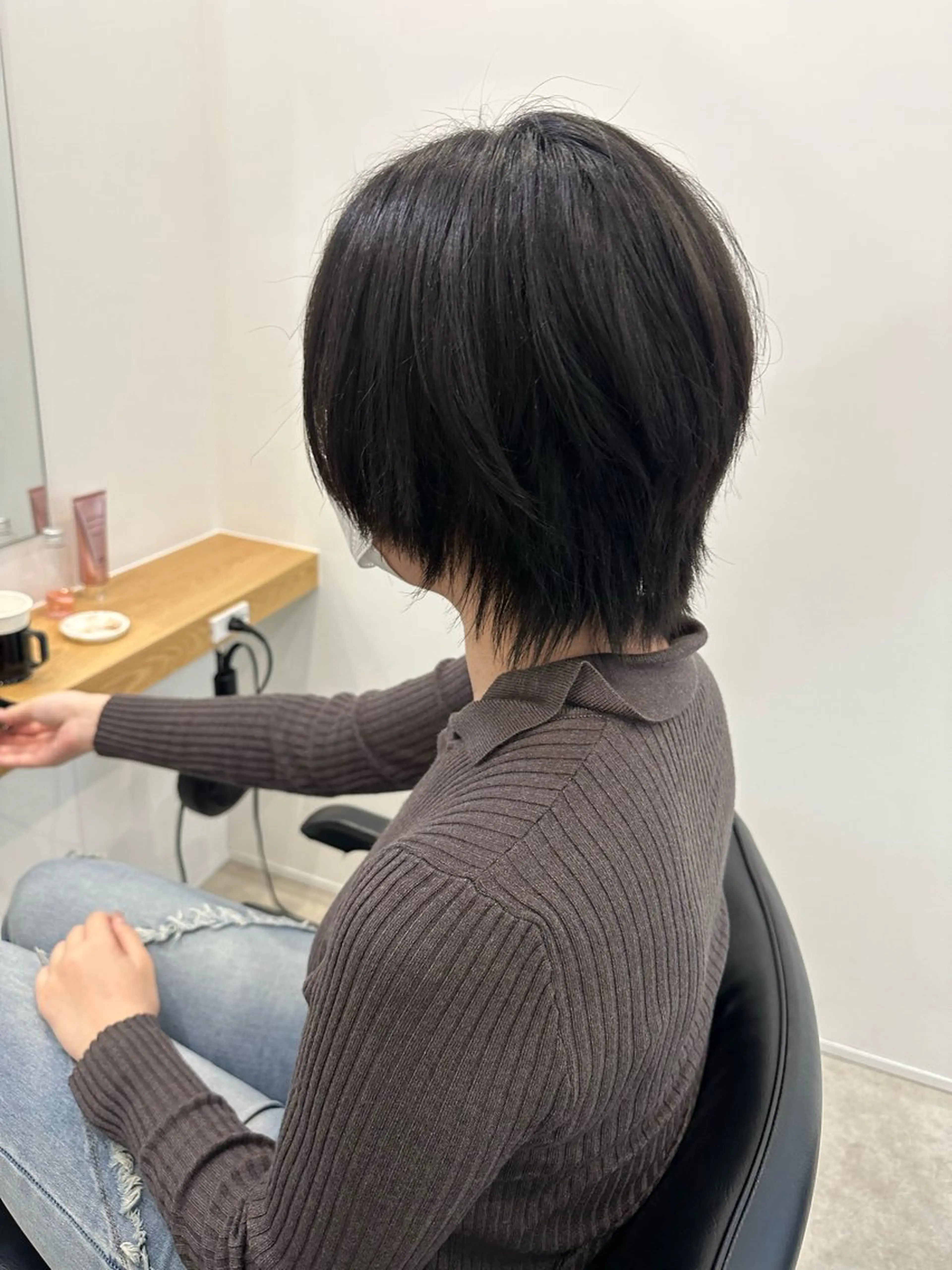 ショート カット レイヤー/ナチュラル 💐nao.のヘアスタイル