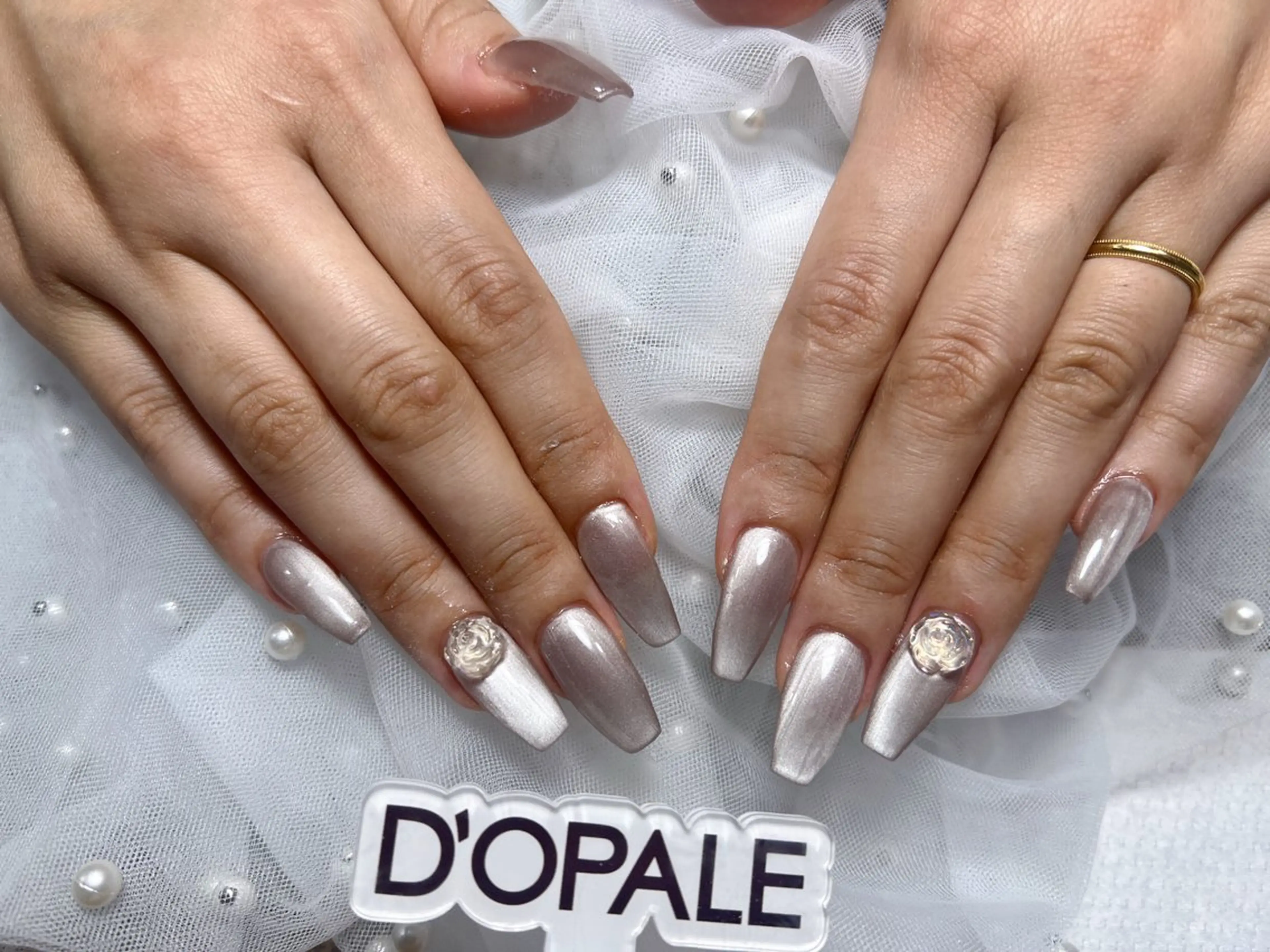 ネイル ハンドネイル D‘OPALEサロン所属・長さ出し専門店 上野kkのネイルデザイン