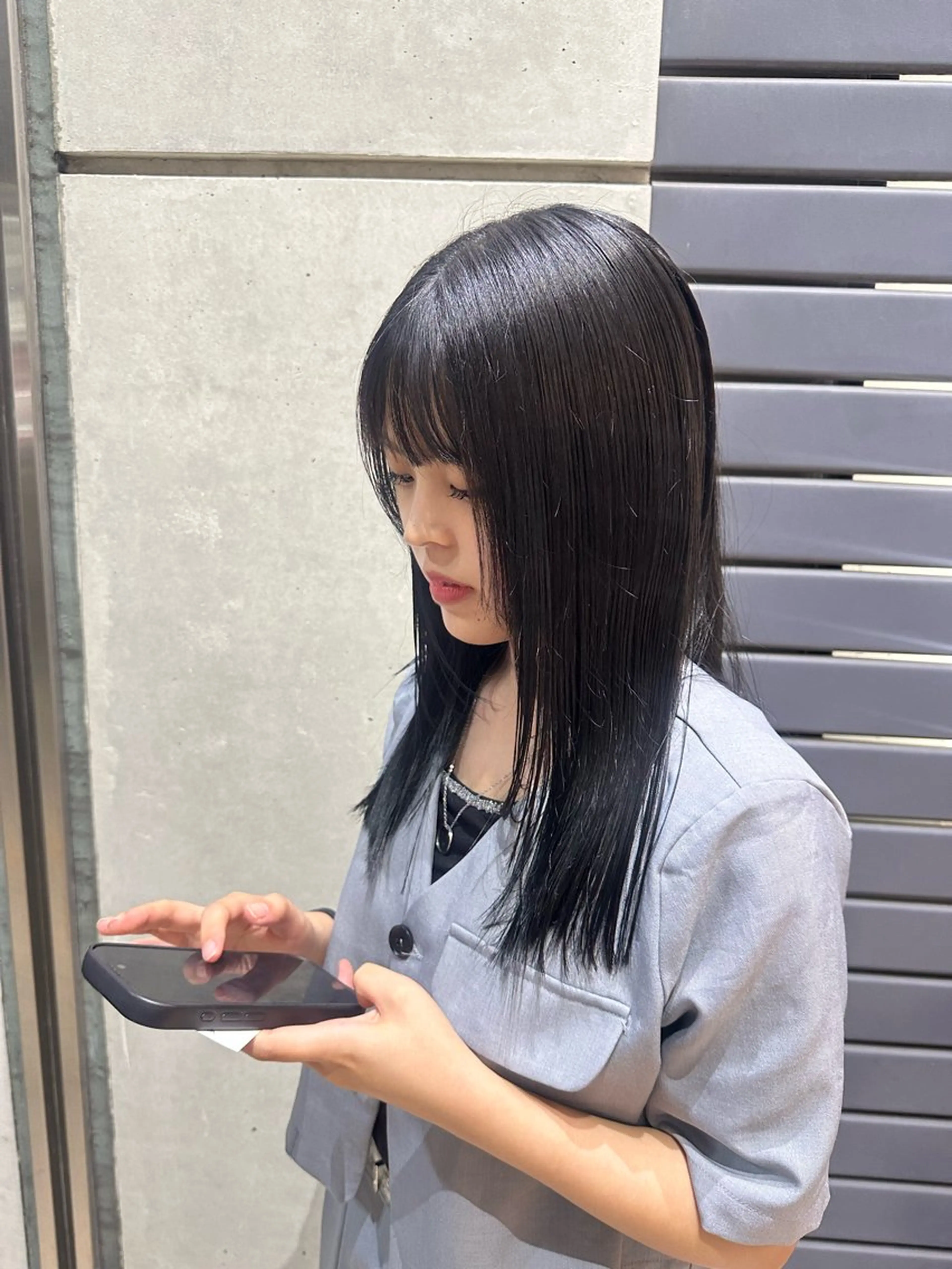 ブリーチなしカラー+トリートメント【ロング】の写真