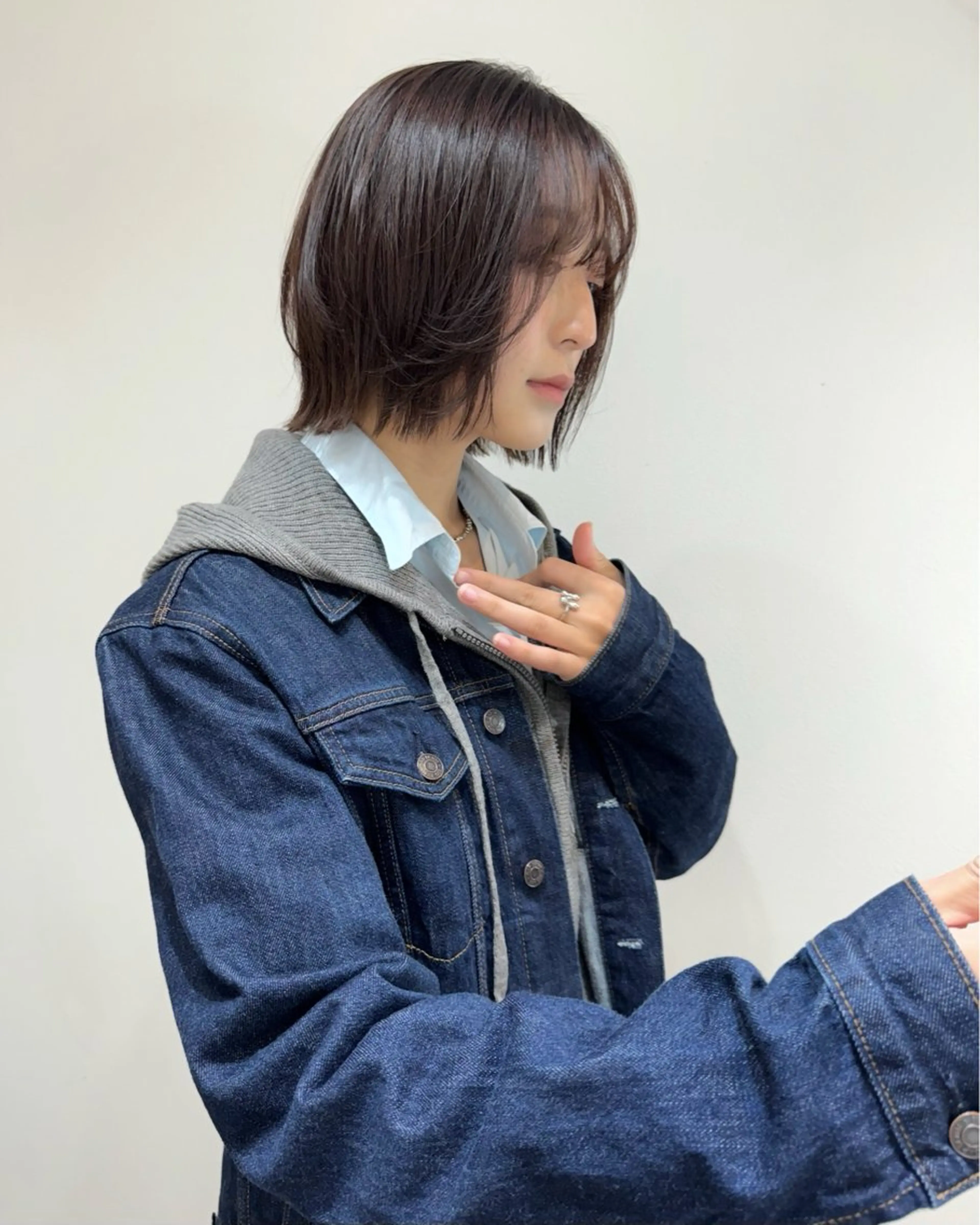 ショート カラー ボブ くびれヘア ショートヘア カット ヘアカラー トリートメント 似合わせhair /モガミユナ🎀のヘアスタイル