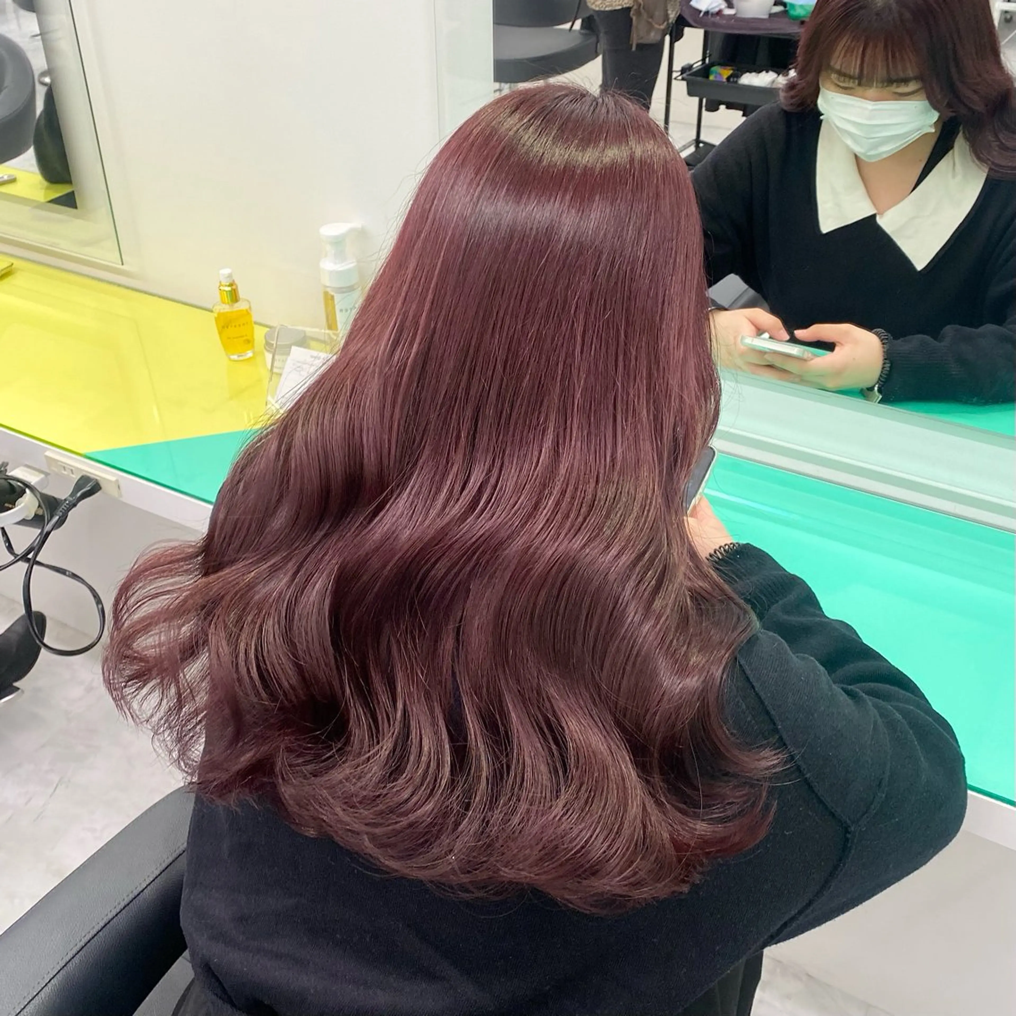 ロング カラー ブリーチ ダブルカラー ブリーチなしカラー ヘアカラー ヘアセット 透明感/艶髪/💖 トレンドスタイル💖のヘアスタイル