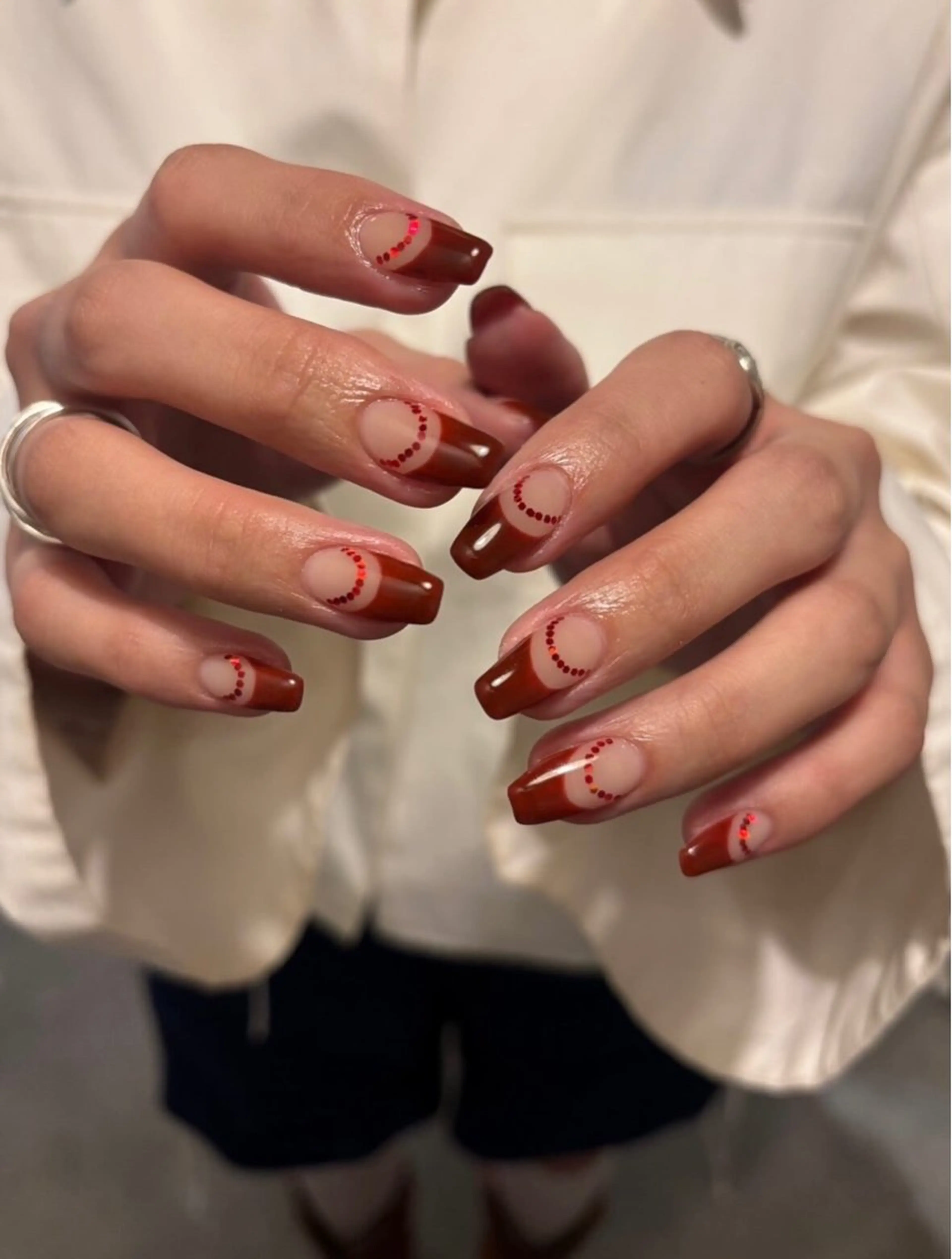 ネイル 冬ネイル クリスマス ハンドネイル chika ／ nailのネイルデザイン