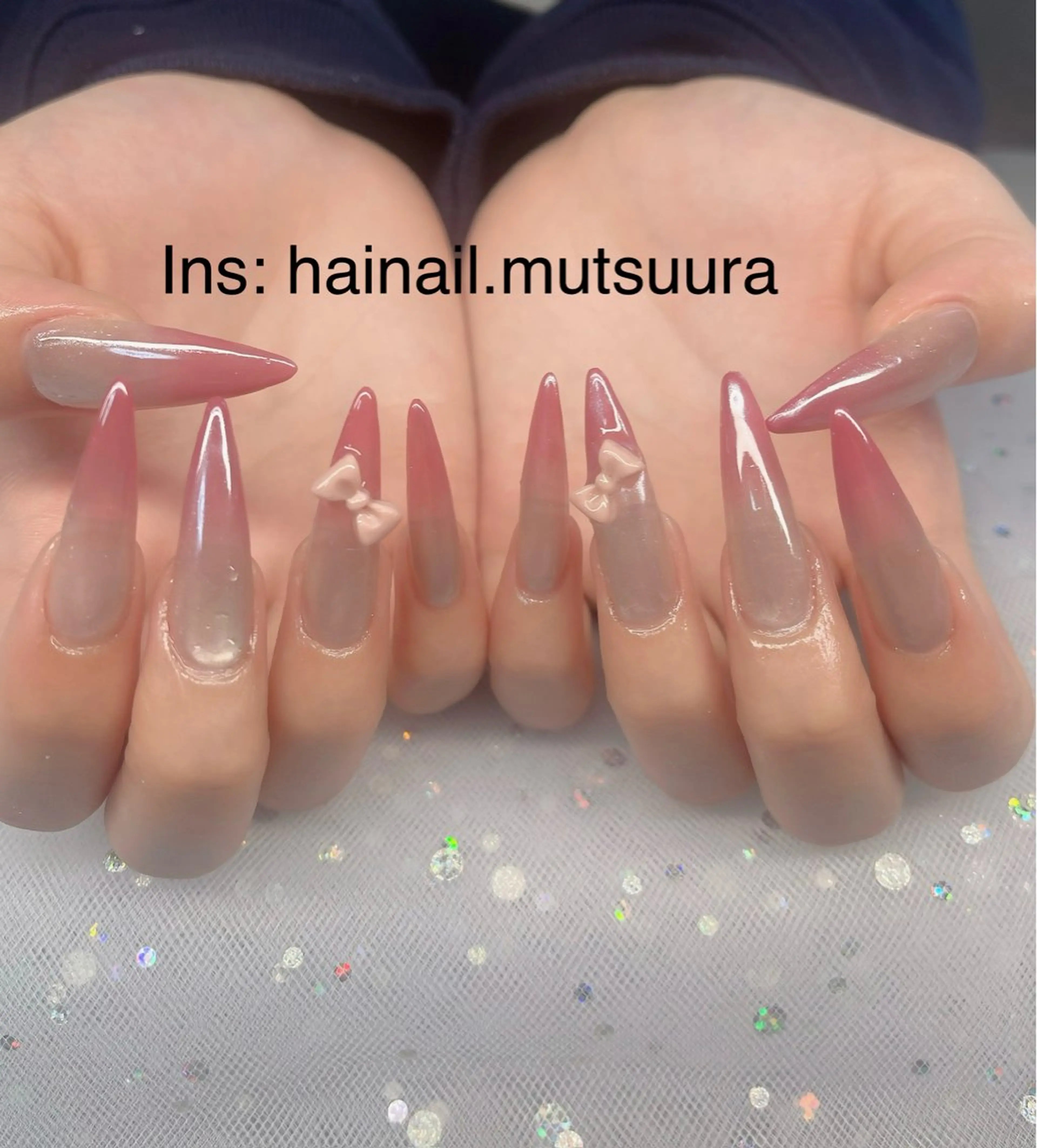 ネイル ハイネイル 自宅サロンのネイルデザイン