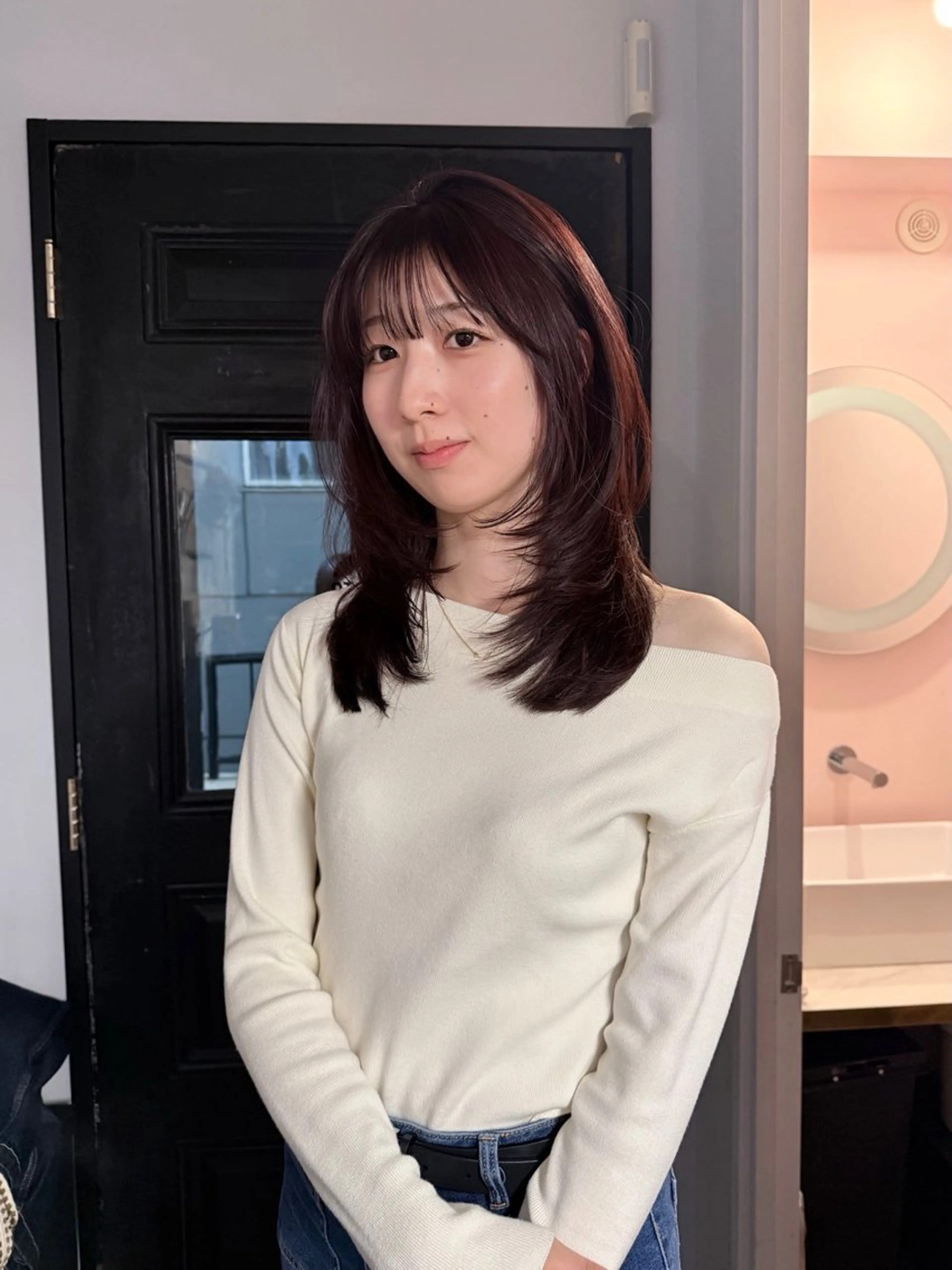 セミロング レイヤーカット レイヤーカット✨ /NAOのヘアスタイル