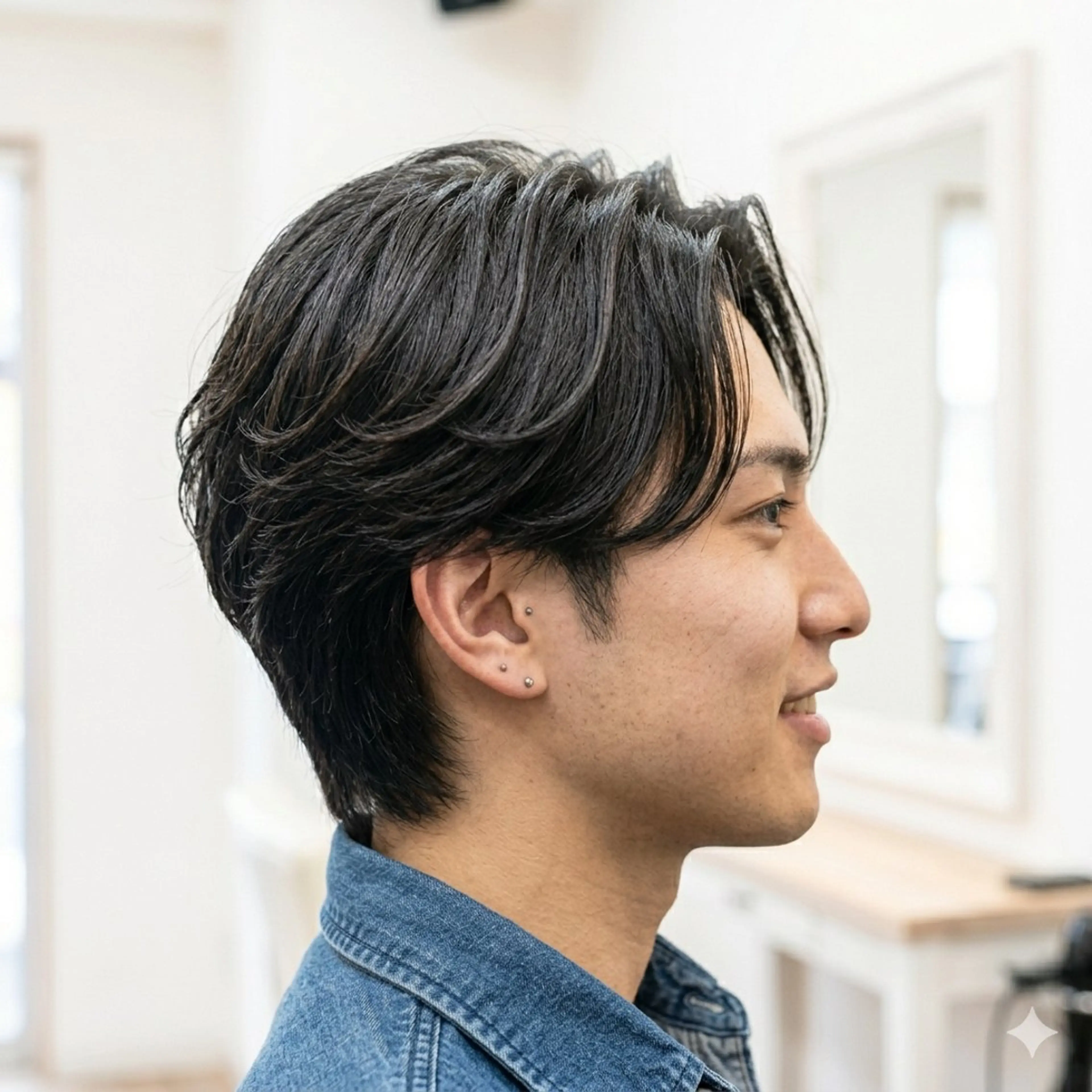 メンズカット+曲がる縮毛矯正✂️の写真