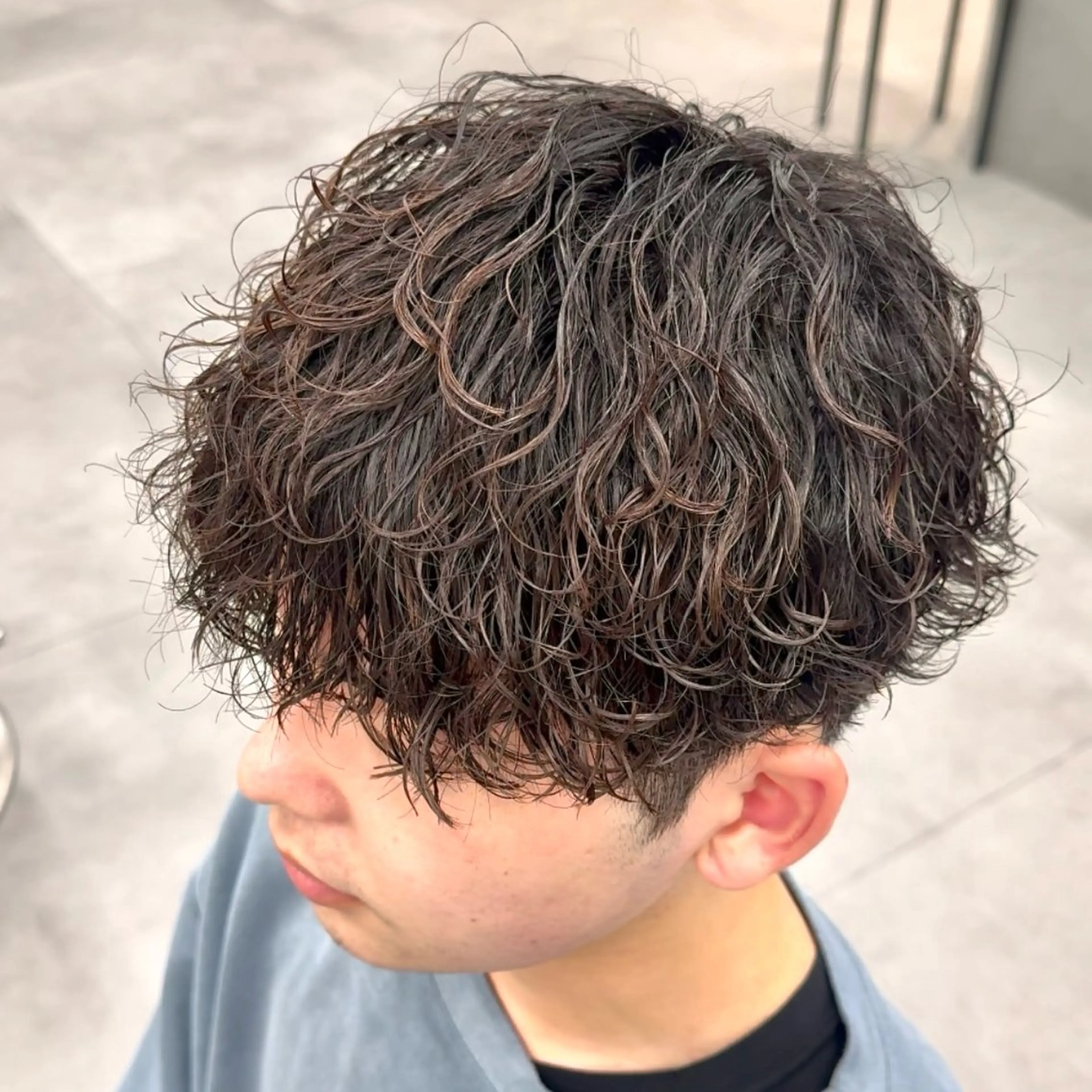 ショート カット パーマ トリートメント 👑メンズパーマ👑 /原宿/かずまのヘアスタイル