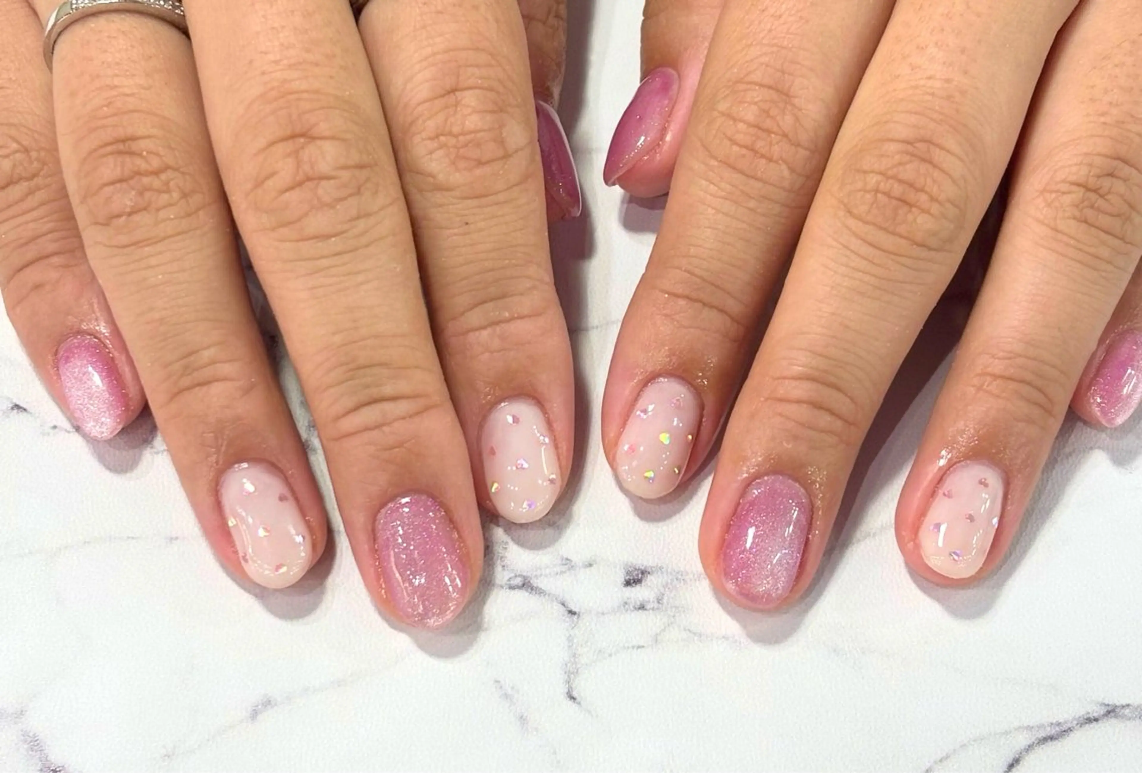 ネイル ゆうちゃんネイル フィルイン対応サロンのネイルデザイン