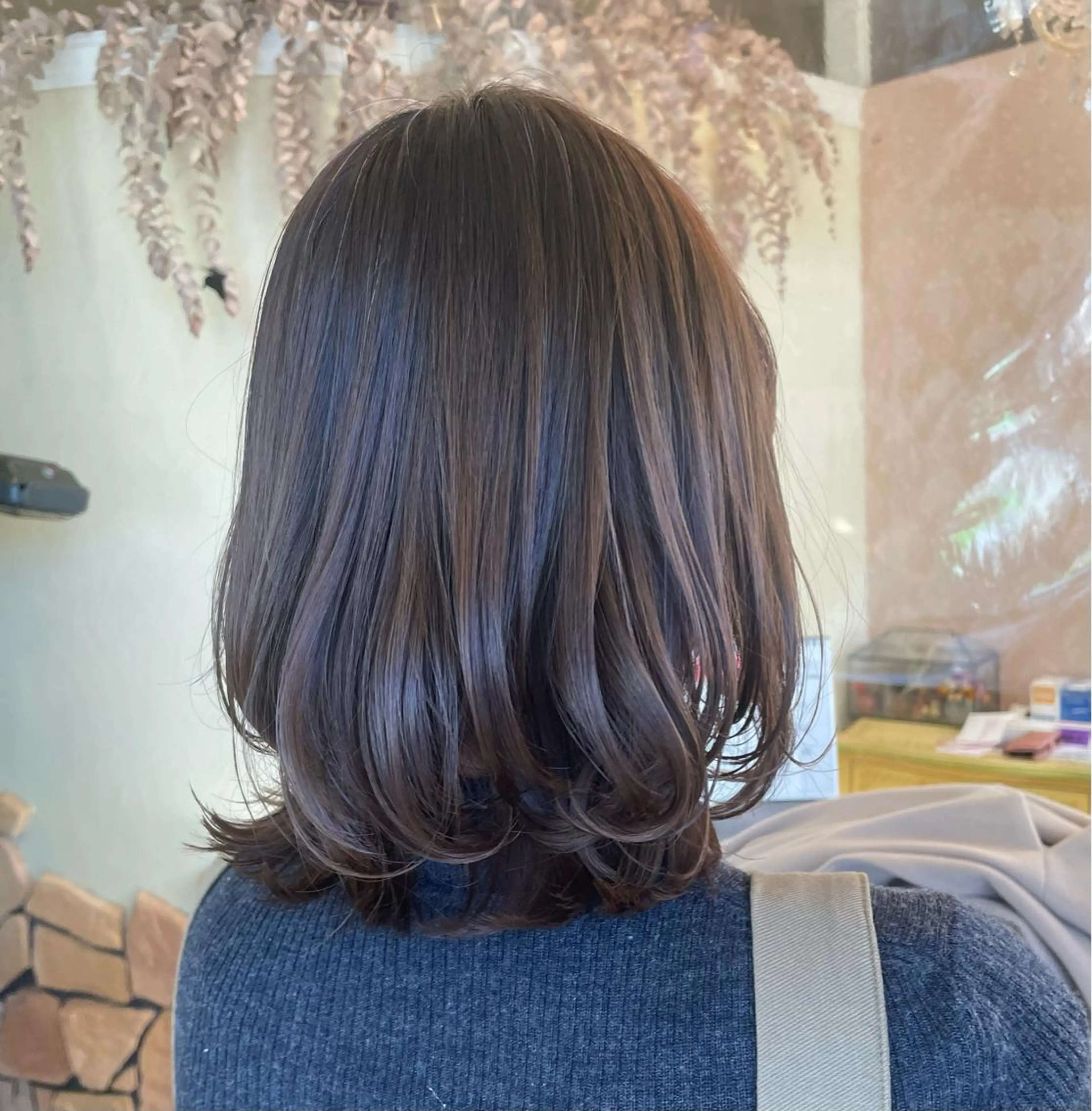 ミディアム hair make echo滿木あい花のヘアスタイル