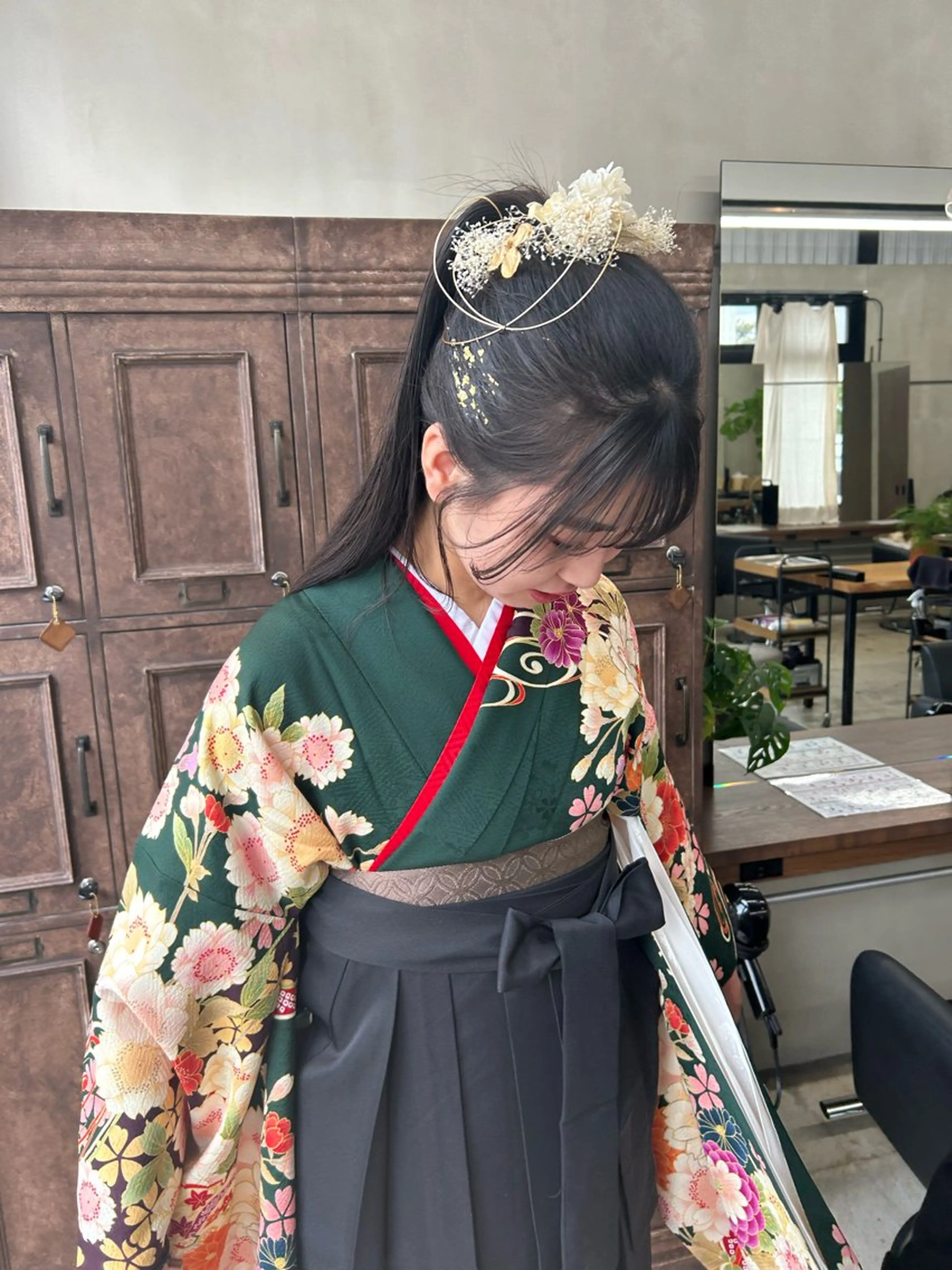 ロング ヘアアレンジ カット ヘアカラー トリートメント 柔らかいヘア/ 東徳嶺 みくのヘアスタイル