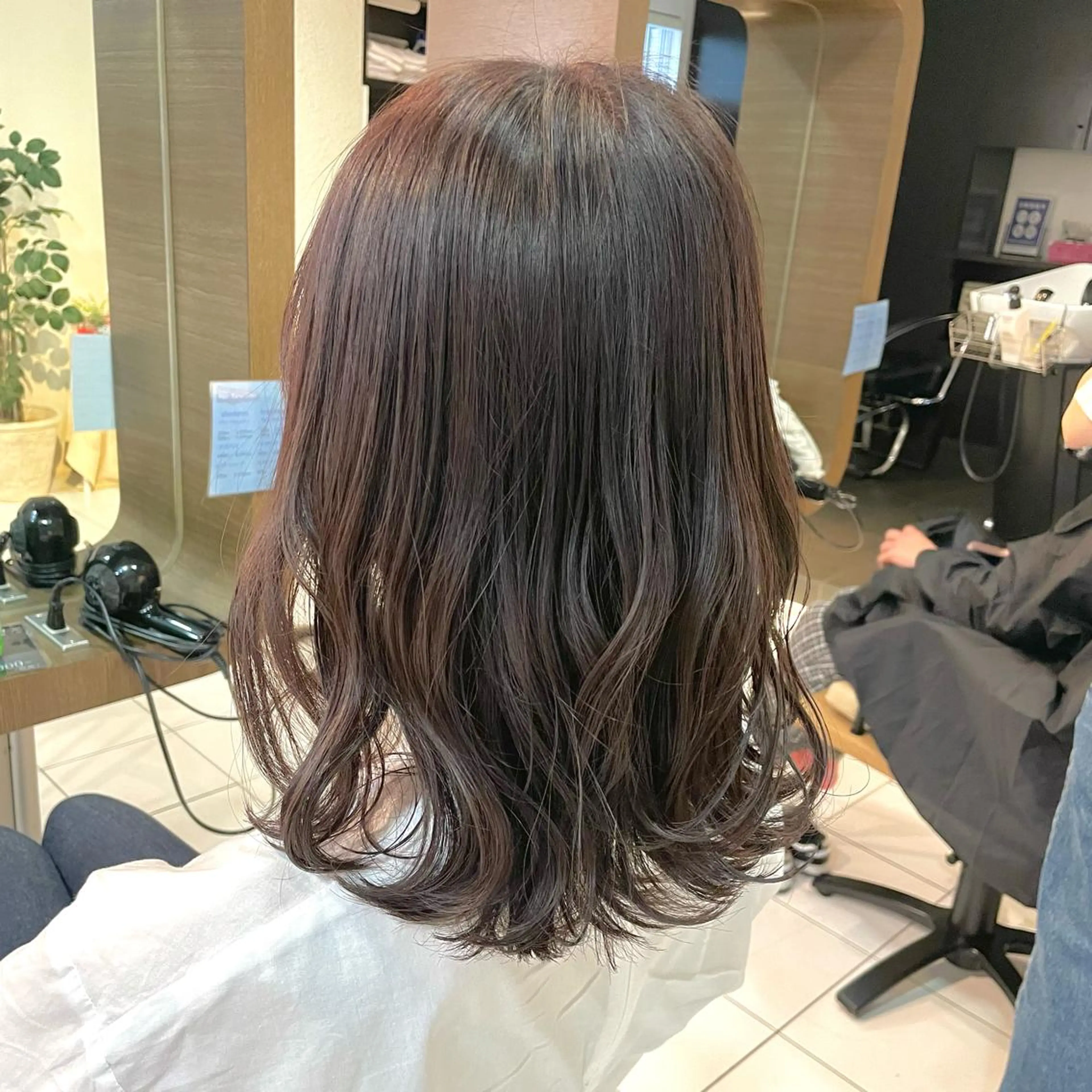 ミディアム カラー ブラウンカラー 透明感カラー/ 寺田千雅子のヘアスタイル