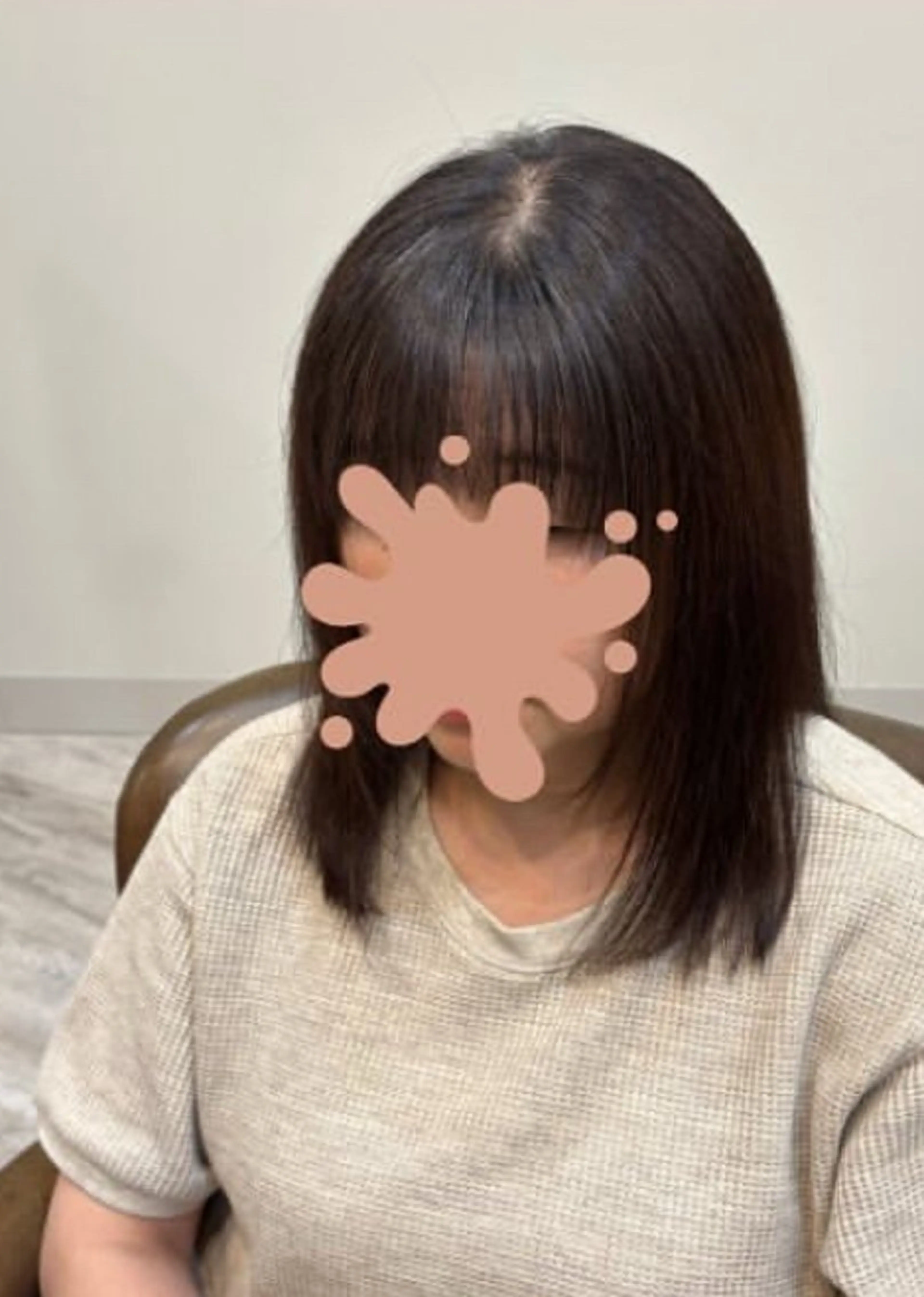 ミディアム 加藤 優子のヘアスタイル