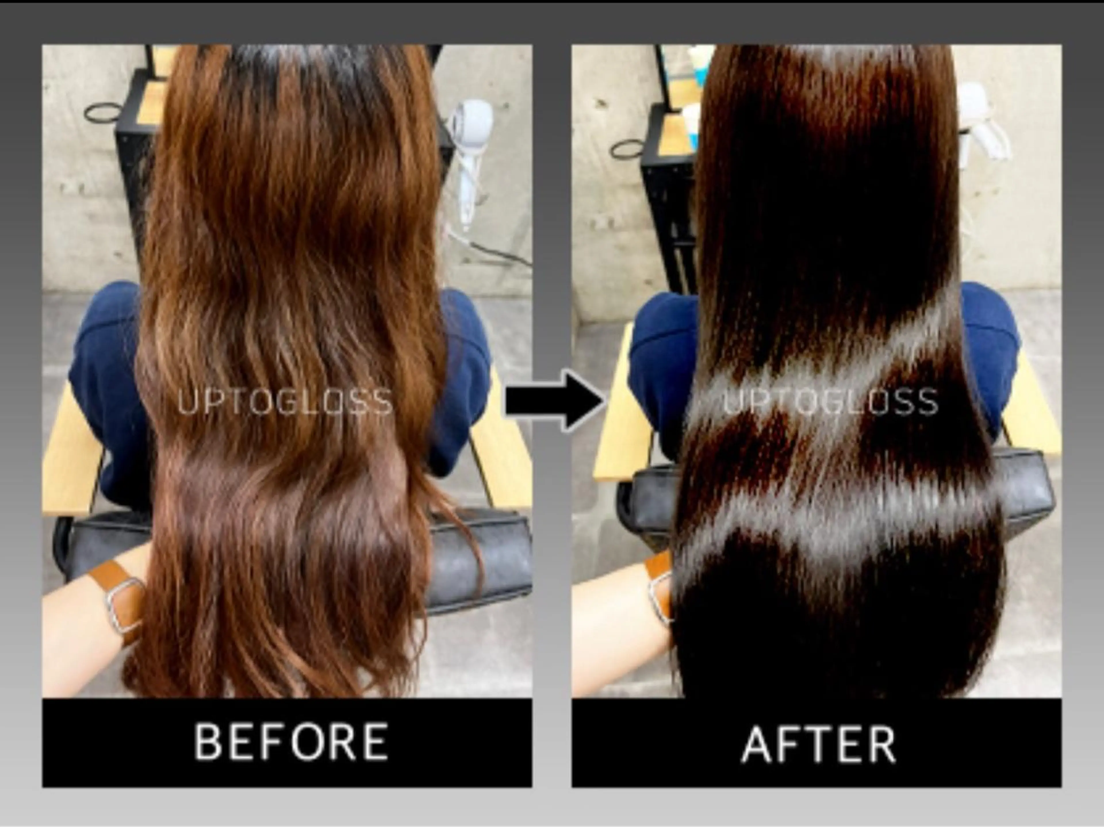 髪質改善高濃度水素トリートメントUPTOGLOSS＋カット＋カラー（白髪含む）の写真