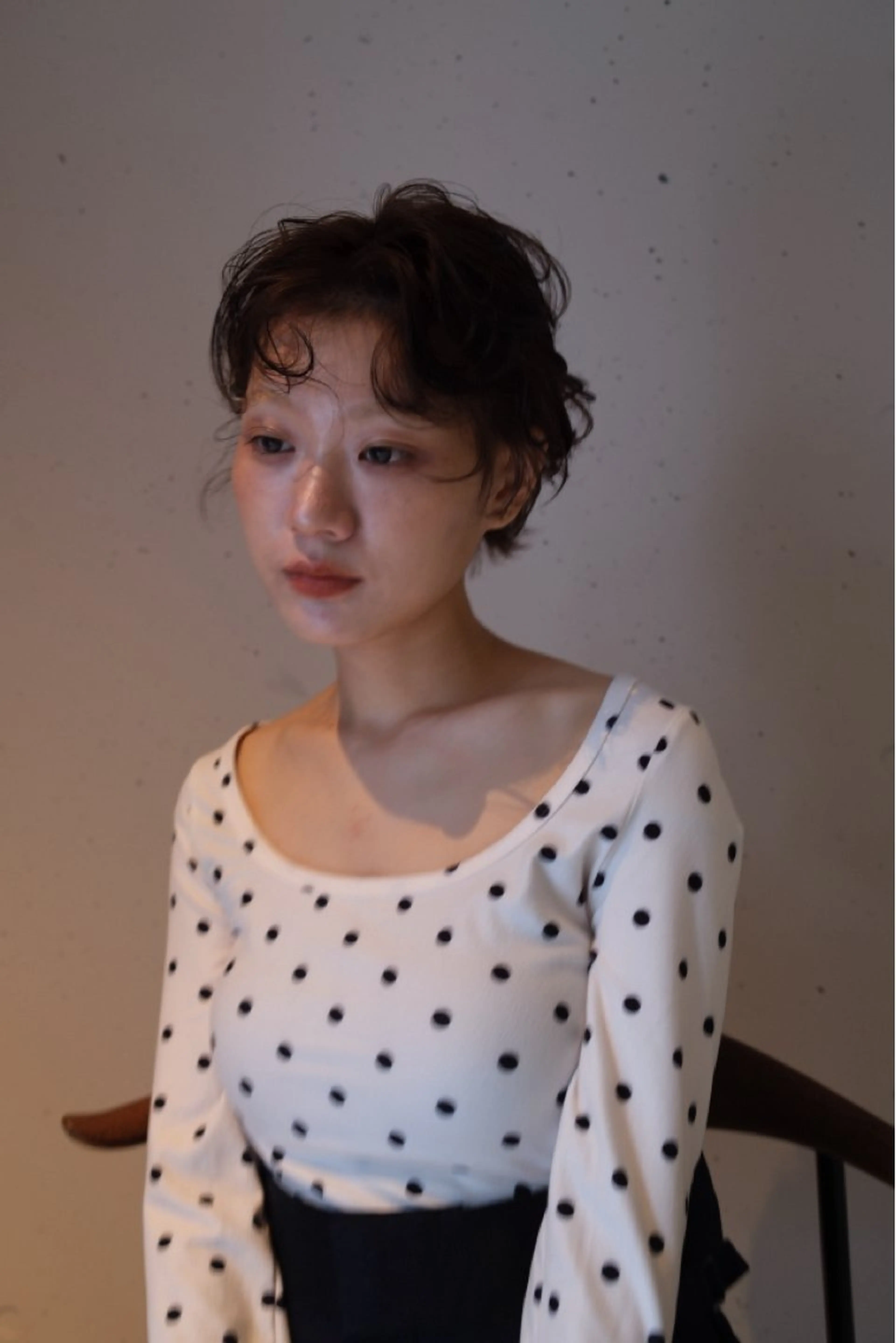 ショート カラー パーマ 竹下 浩一のヘアスタイル