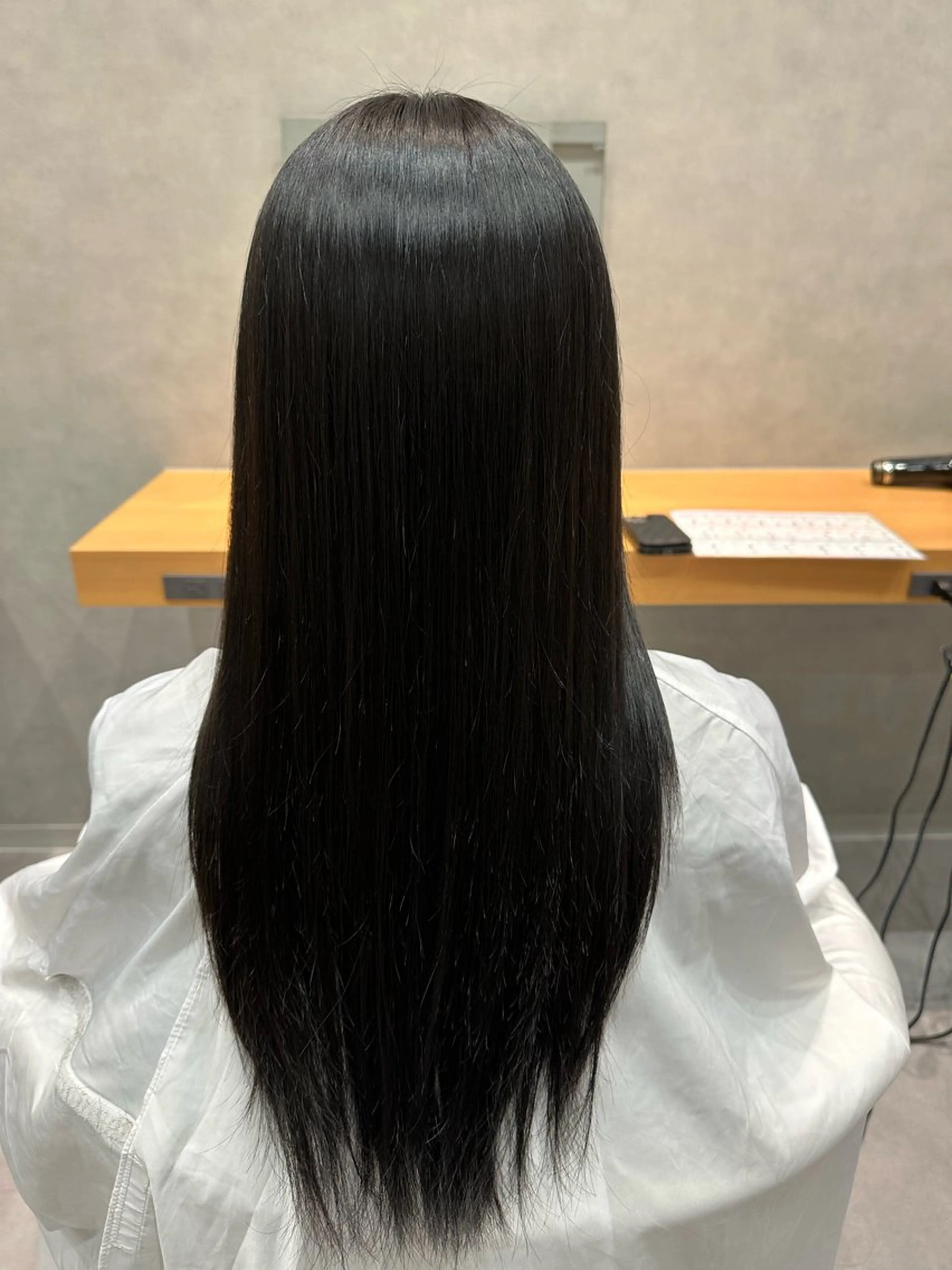ロング 森 沙織のヘアスタイル