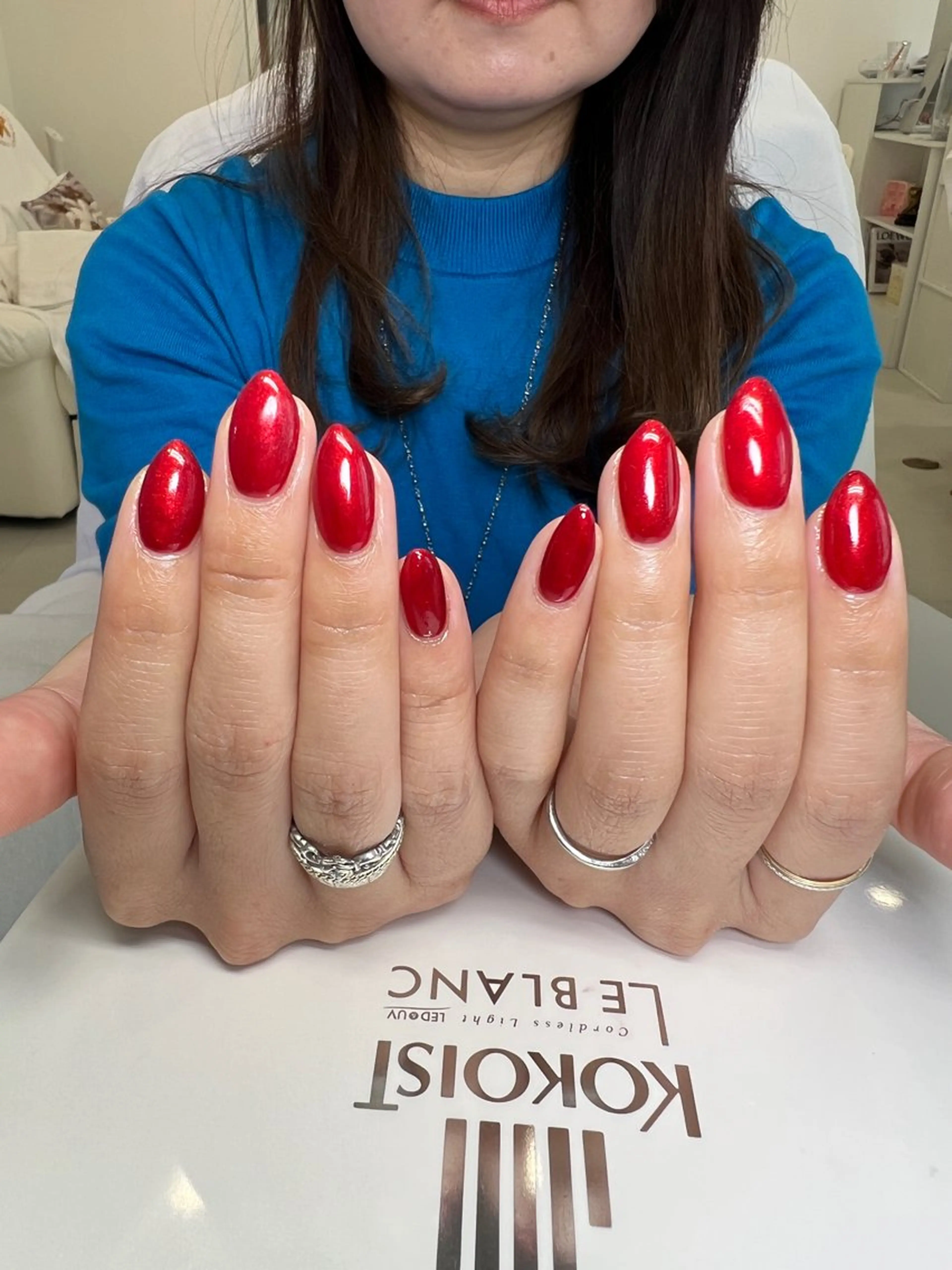 ネイル ラメ(グリッター) ワンカラーネイル ハンドネイル LYYM Salonのネイルデザイン