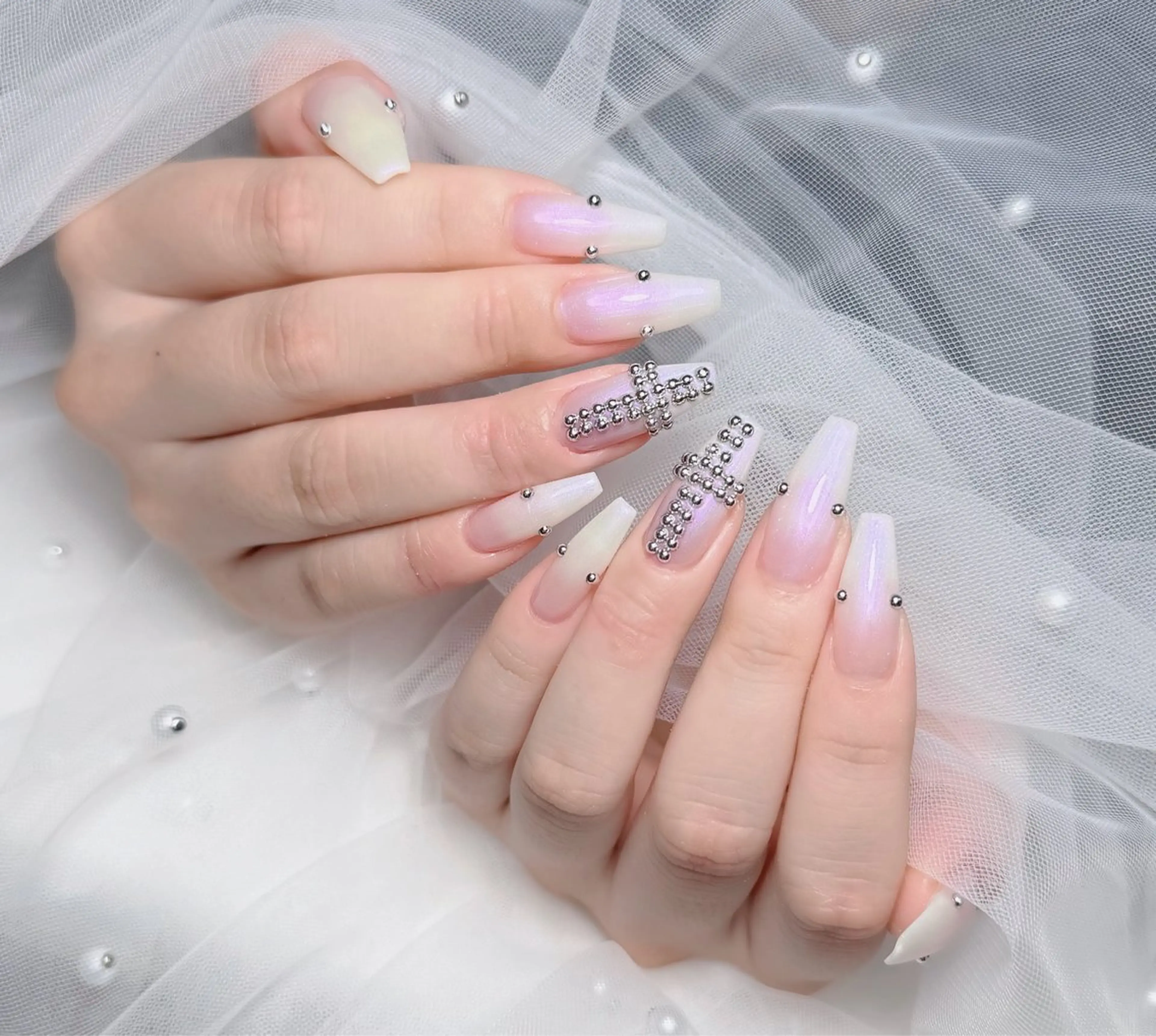 ネイル アートネイル フレンチネイル ジェルネイル 韓国ネイル マグネットネイル ハンドネイル Lenie Nail Okuboのネイルデザイン