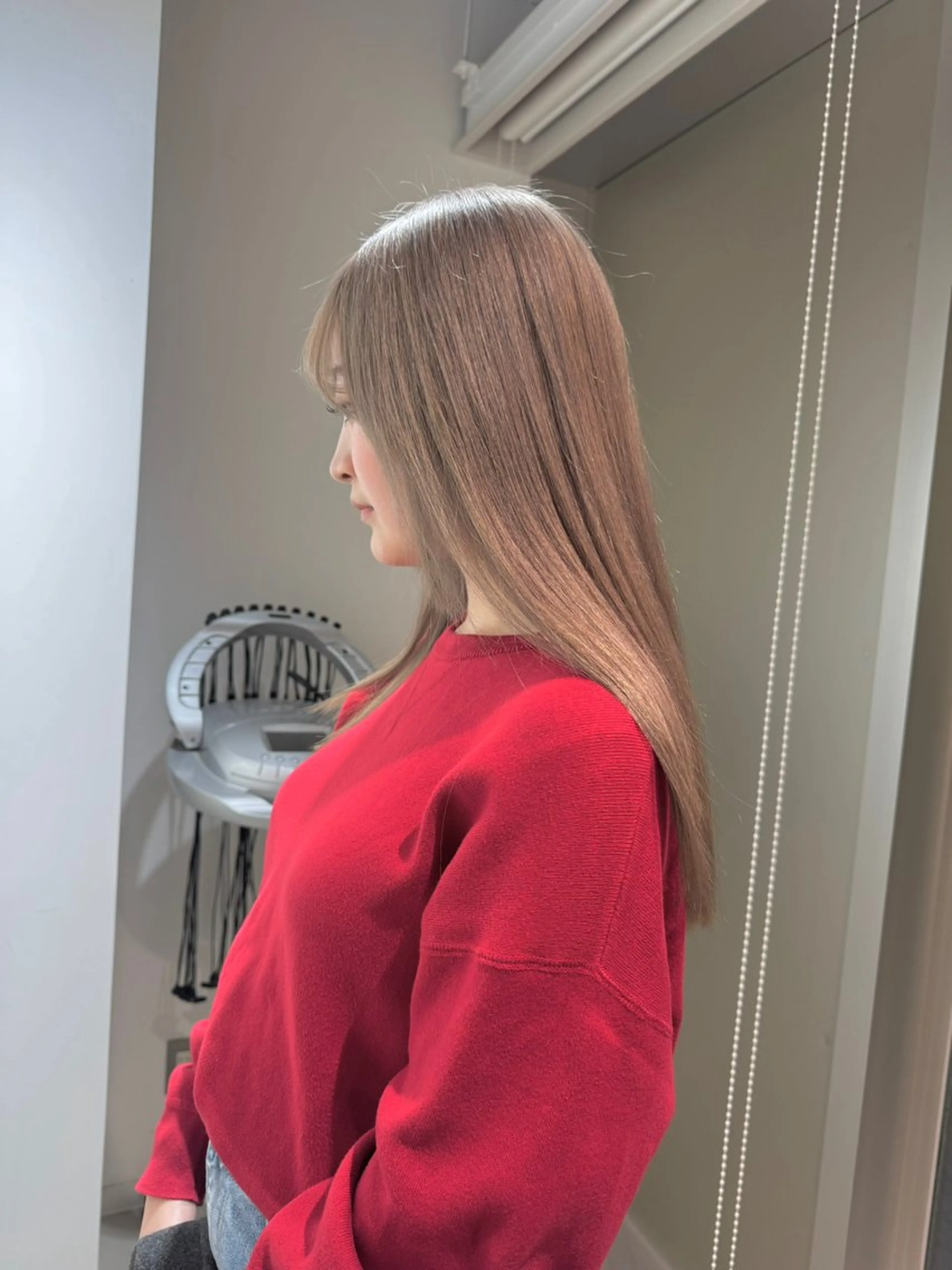 ロング カラー ヘアカラー トリートメント 店長　MANAMI ／ブリーチ／骨格ボブのヘアスタイル