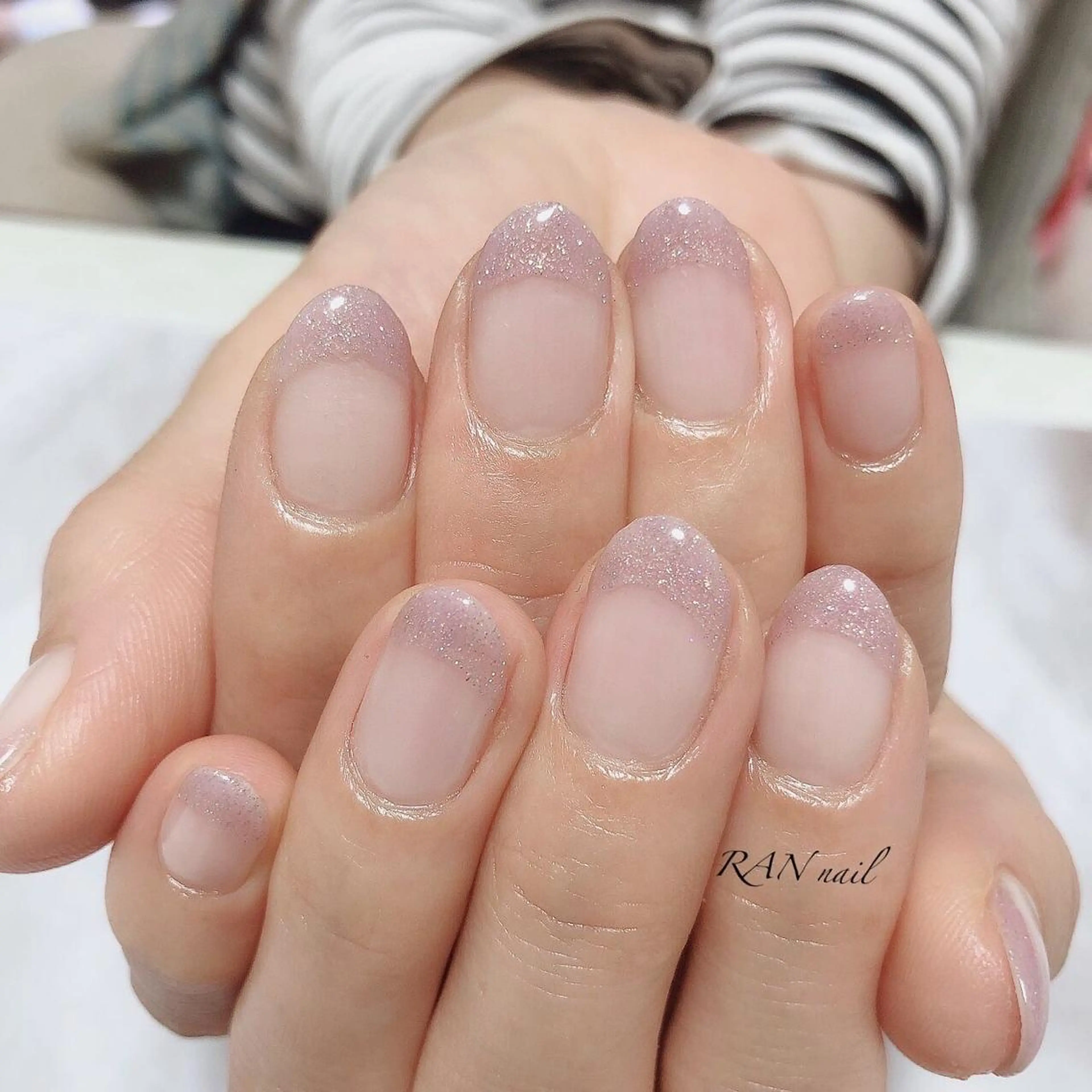 ネイル フットネイル フレンチネイル 氷ネイル・うるうるネイル ラメ(グリッター) ミラーネイル ハンドネイル フットネイル RAN nail 〜ランネイル〜所属・RAN nailのネイルデザイン