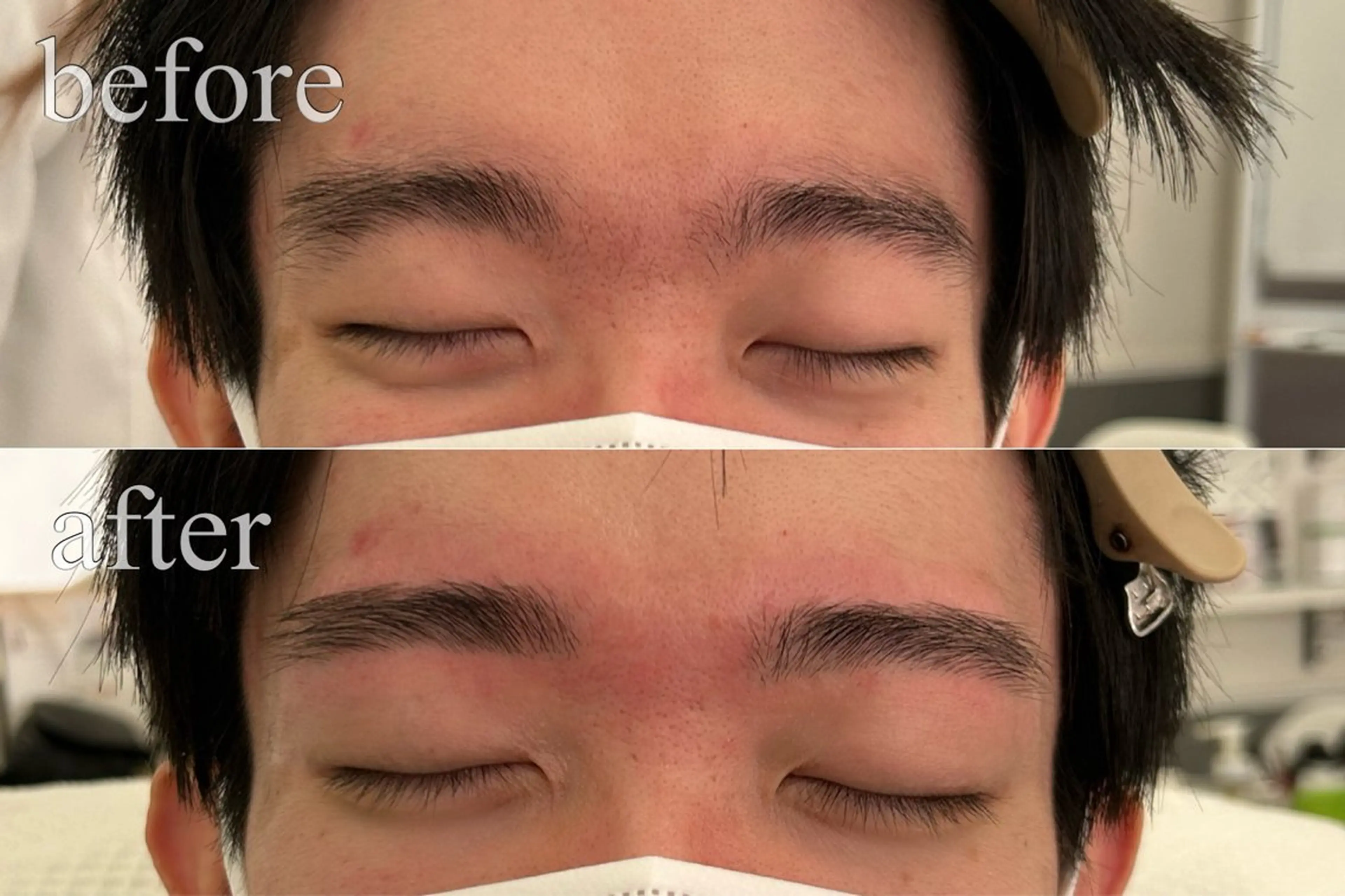 アイブロウ ツイスパ/メンズ特化 🦋𝑺𝑶𝑵𝑬のヘアスタイル