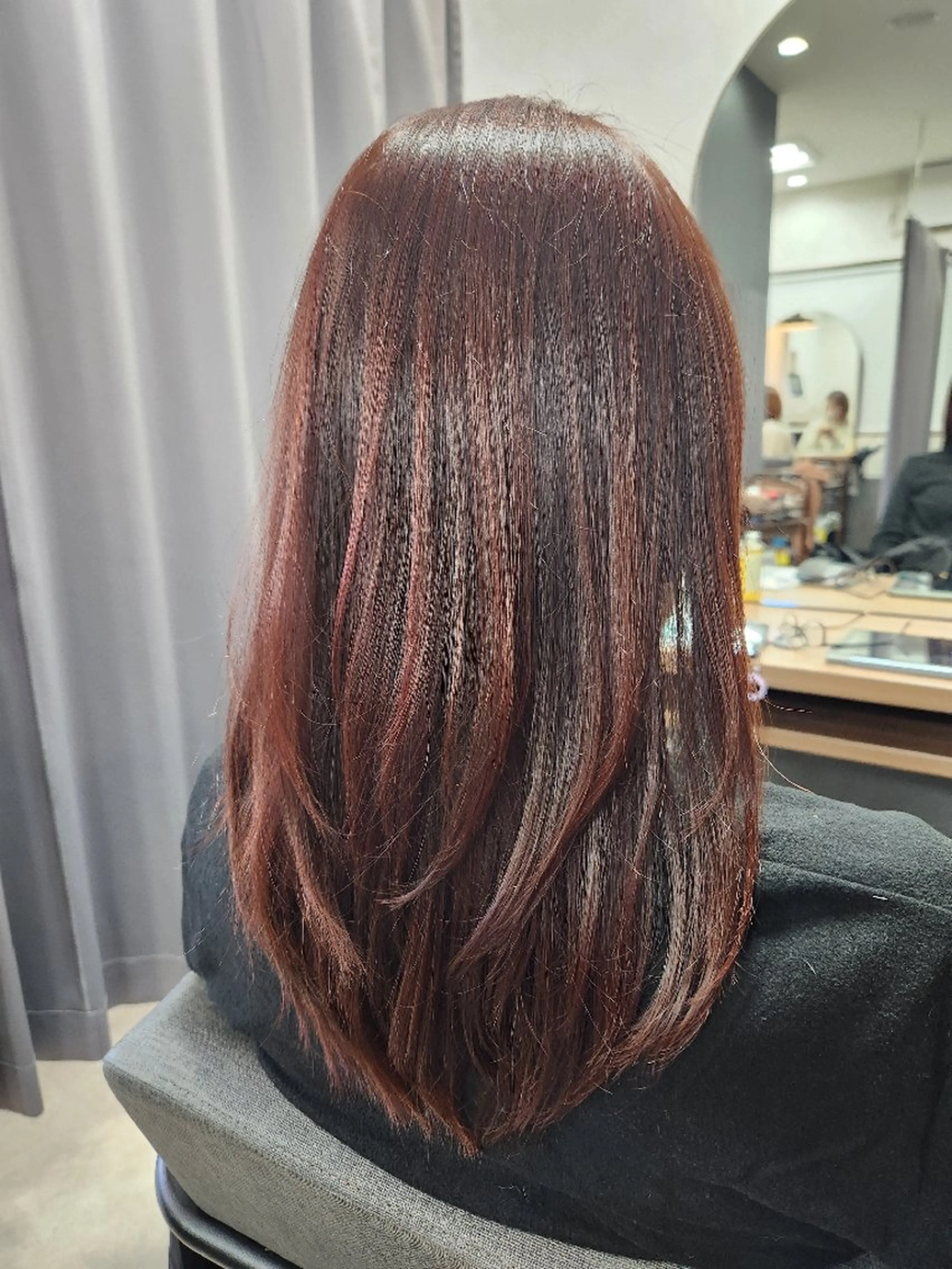 【魔法のバブルmarbb🫧付】カット+オイルカラー+3STEPトリートメントの写真