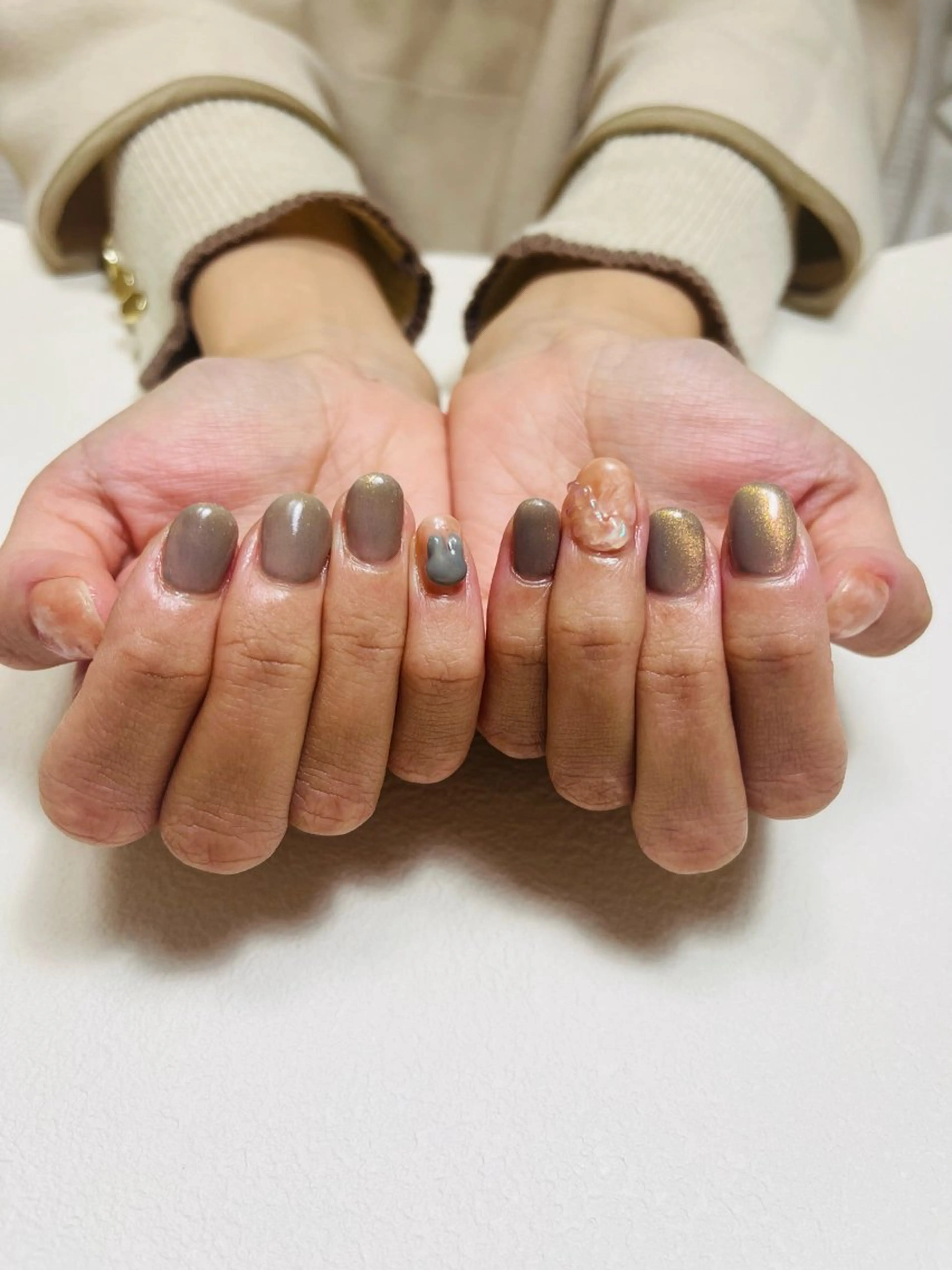 ネイル 持ち込み ハンドネイル nail room.のネイルデザイン