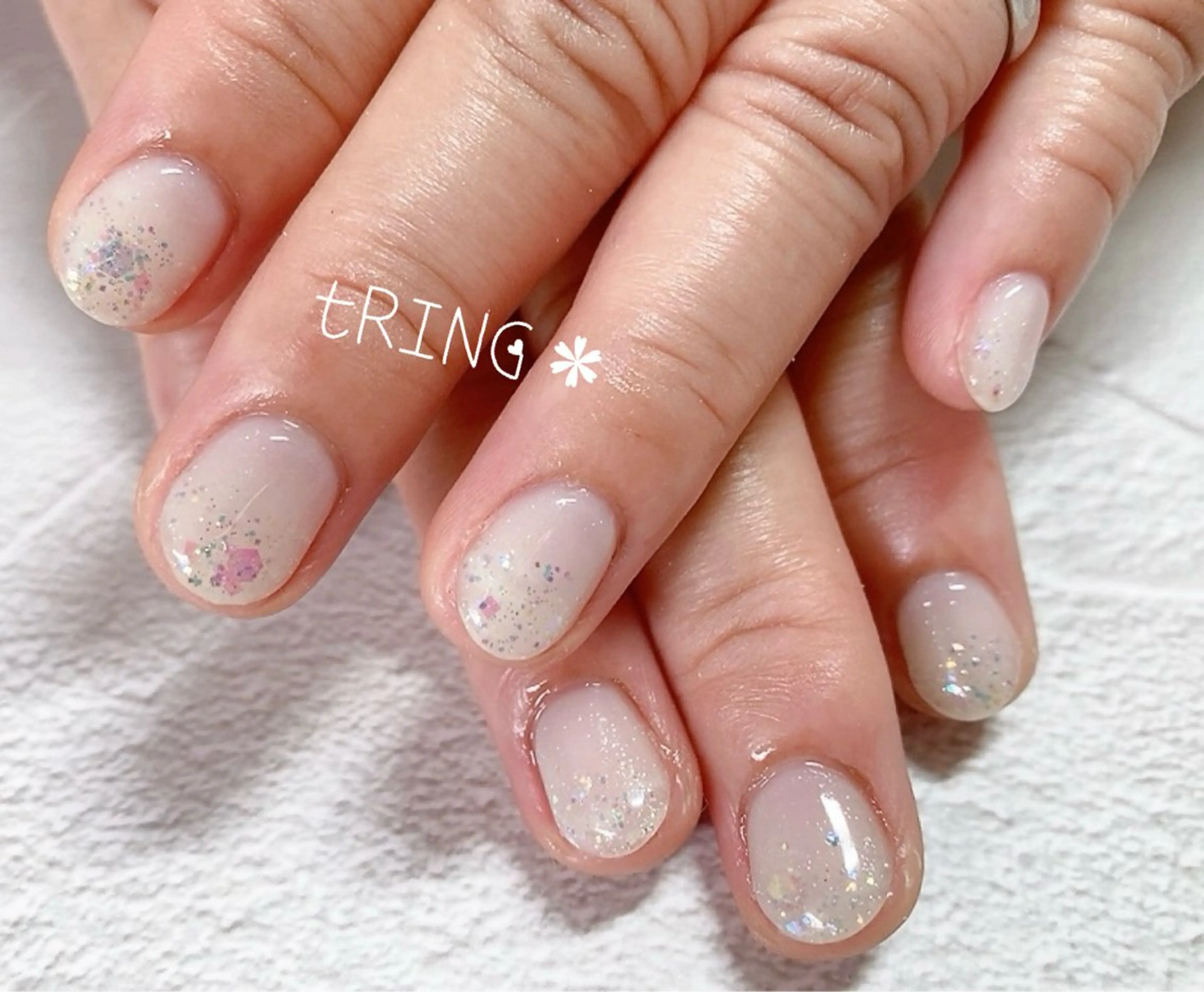 ネイル ハンドネイル tRING＊ しいの木台のネイルデザイン