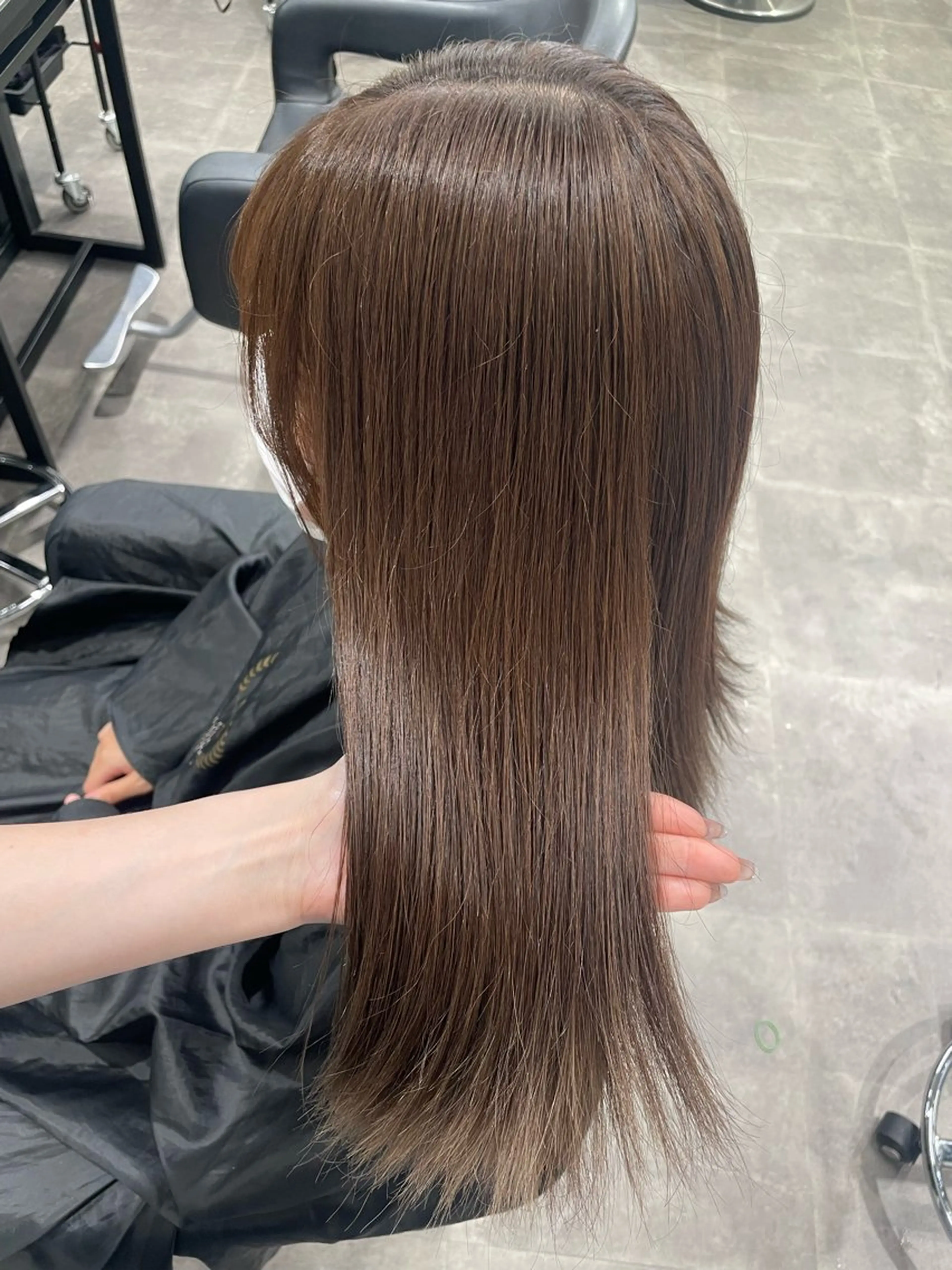 セミロング カラー 🎀暖色/ラベンダー /paru🤍のヘアスタイル