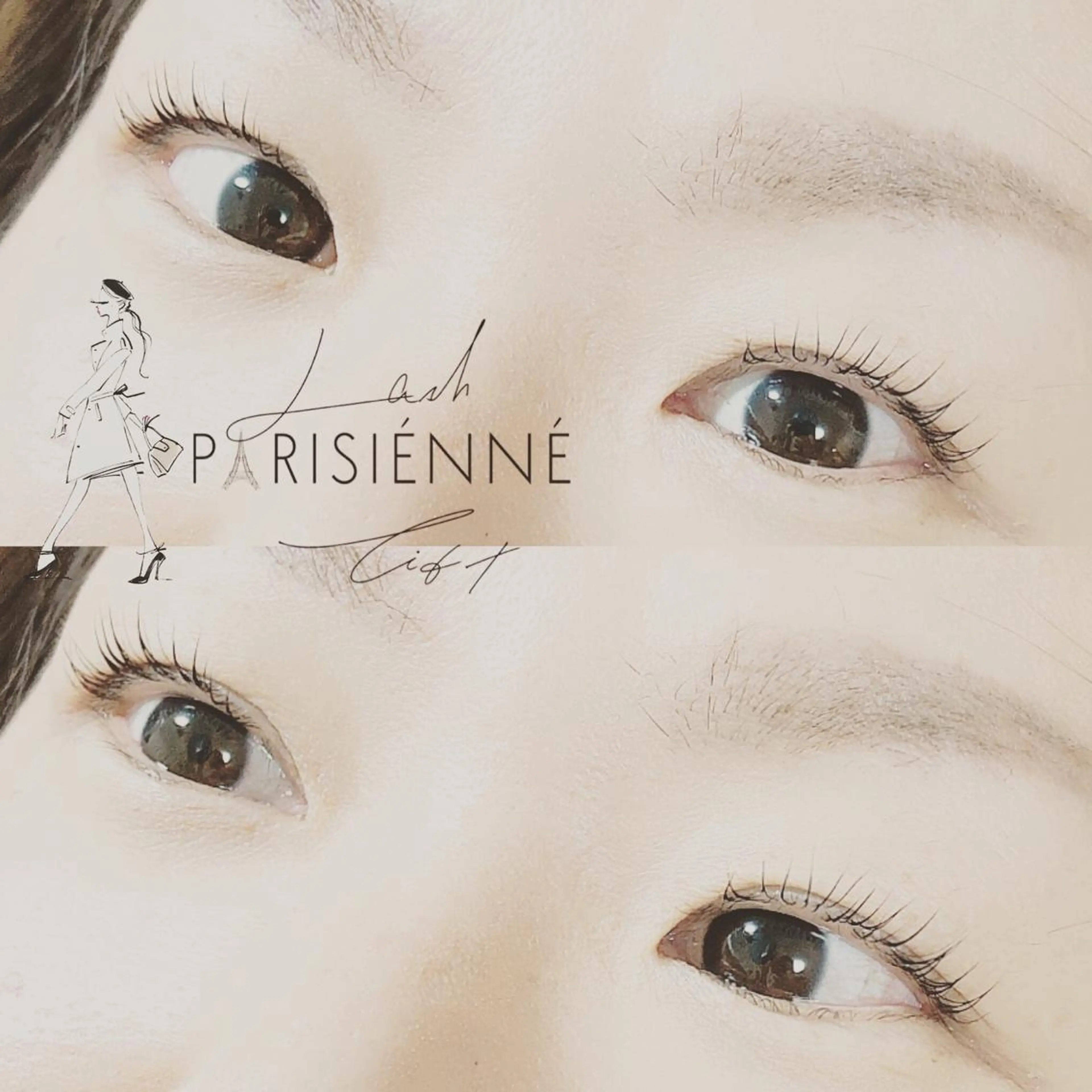 マツエク・マツパ パリジェンヌラッシュリフト ran cocochiのマツエク・マツパデザイン