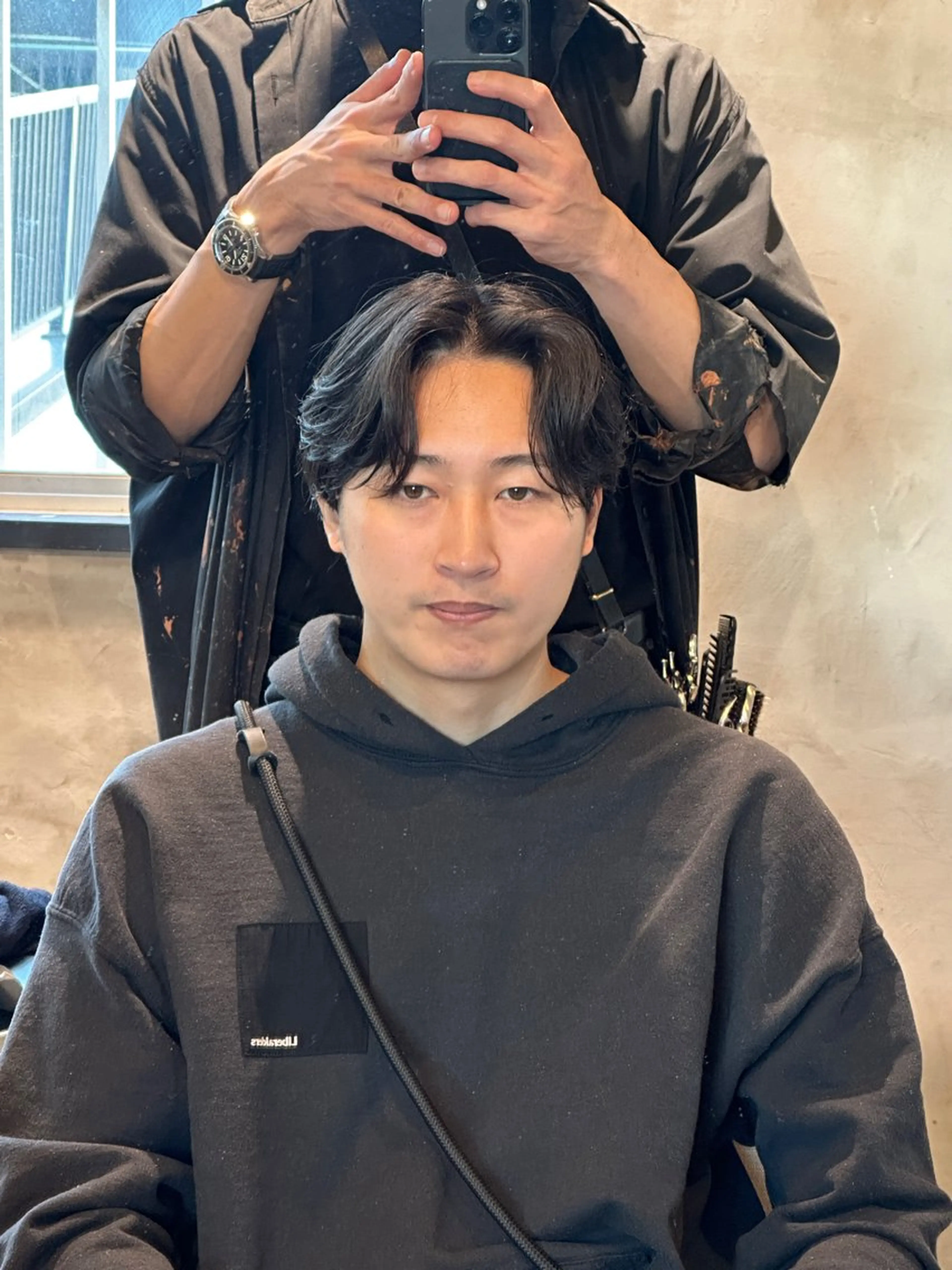 ショート パーマ メンズ メンズパーマ ニュアンスパーマ &グループ代表取締役 KOHEIのヘアスタイル