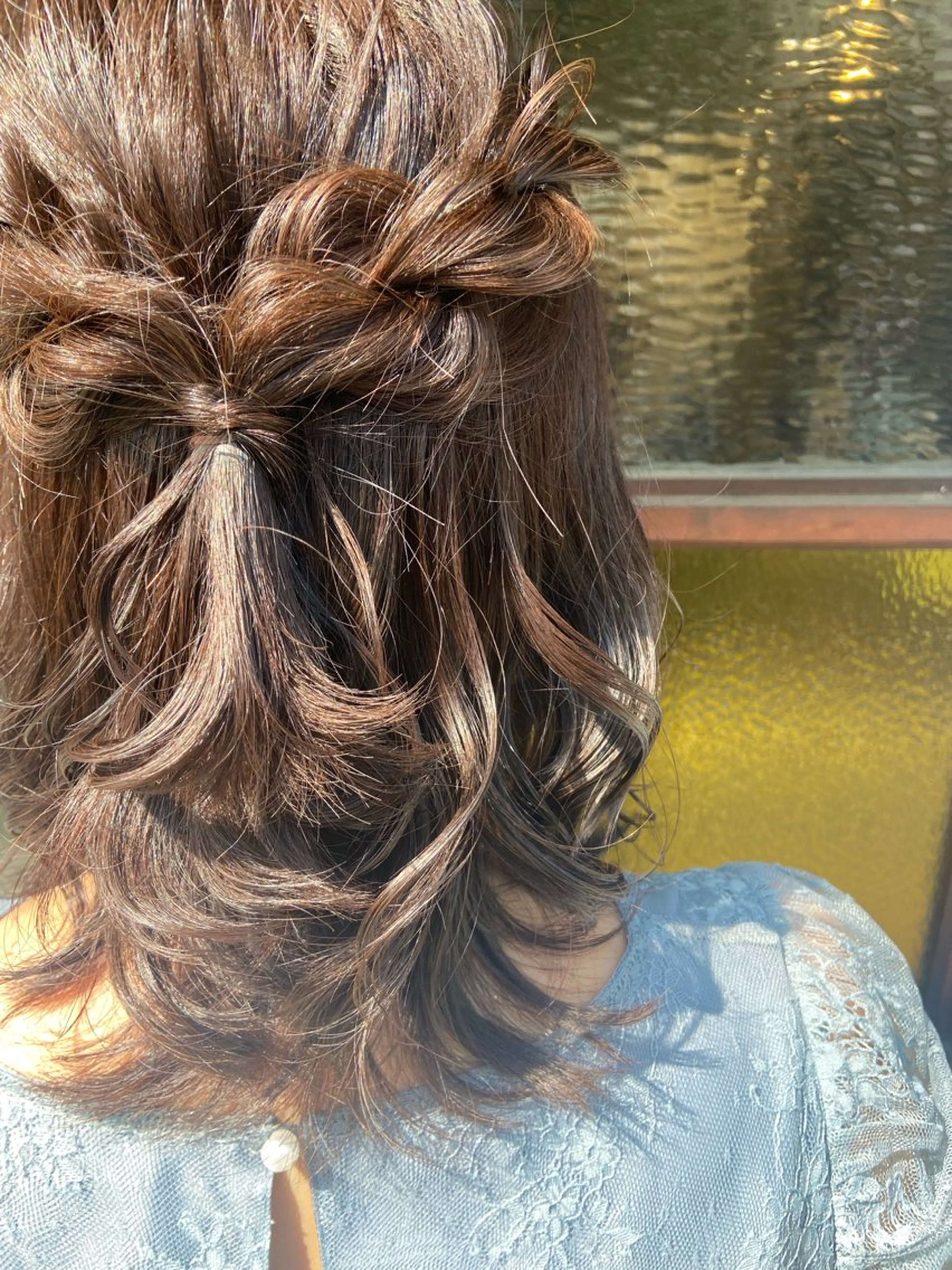 ミディアム ボブ 綾/ベージュカラー /パーマ🩰のヘアスタイル