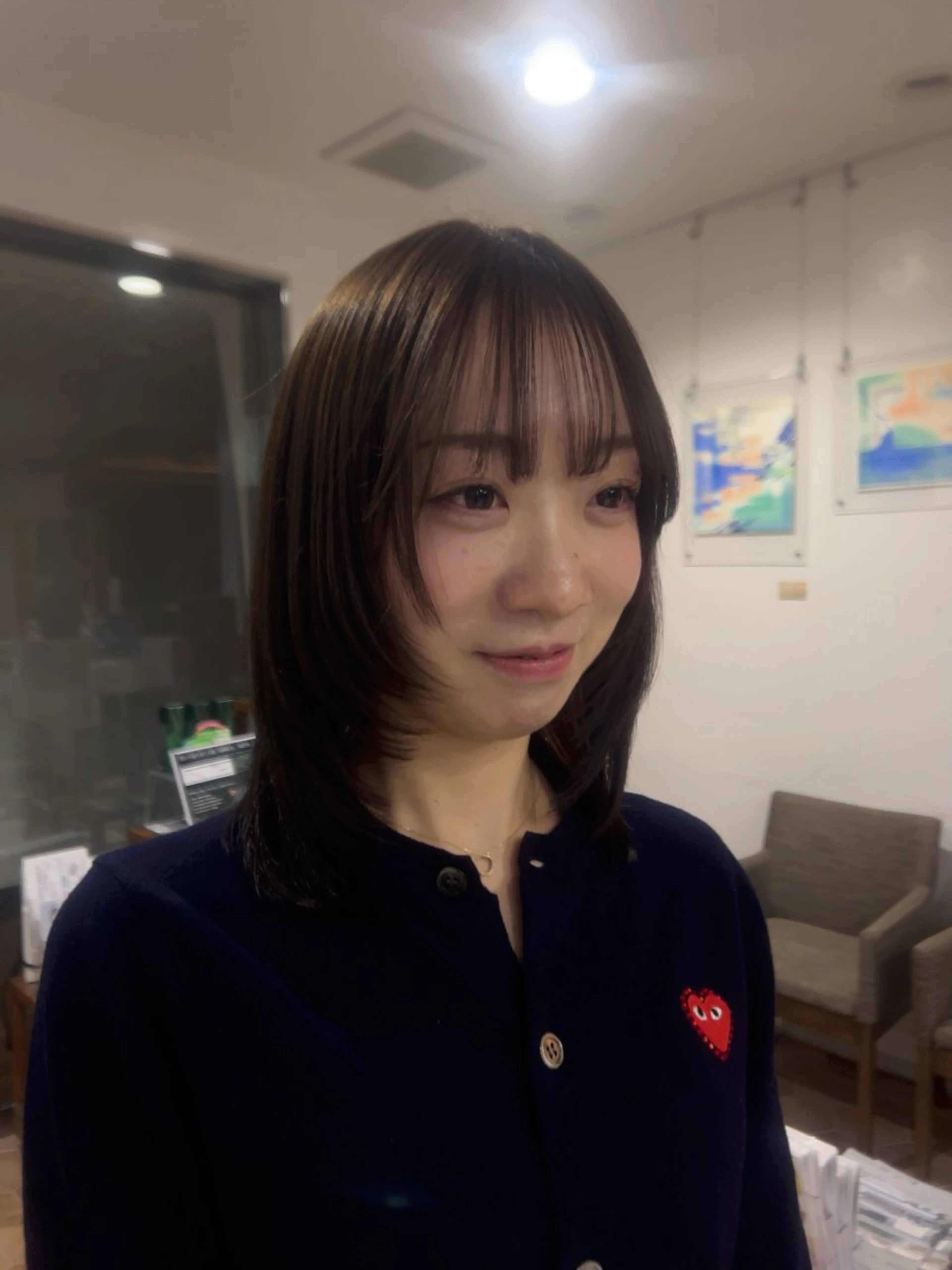 ミディアム レイヤーカット 島桜子/レイヤー カット🤎🧸のヘアスタイル