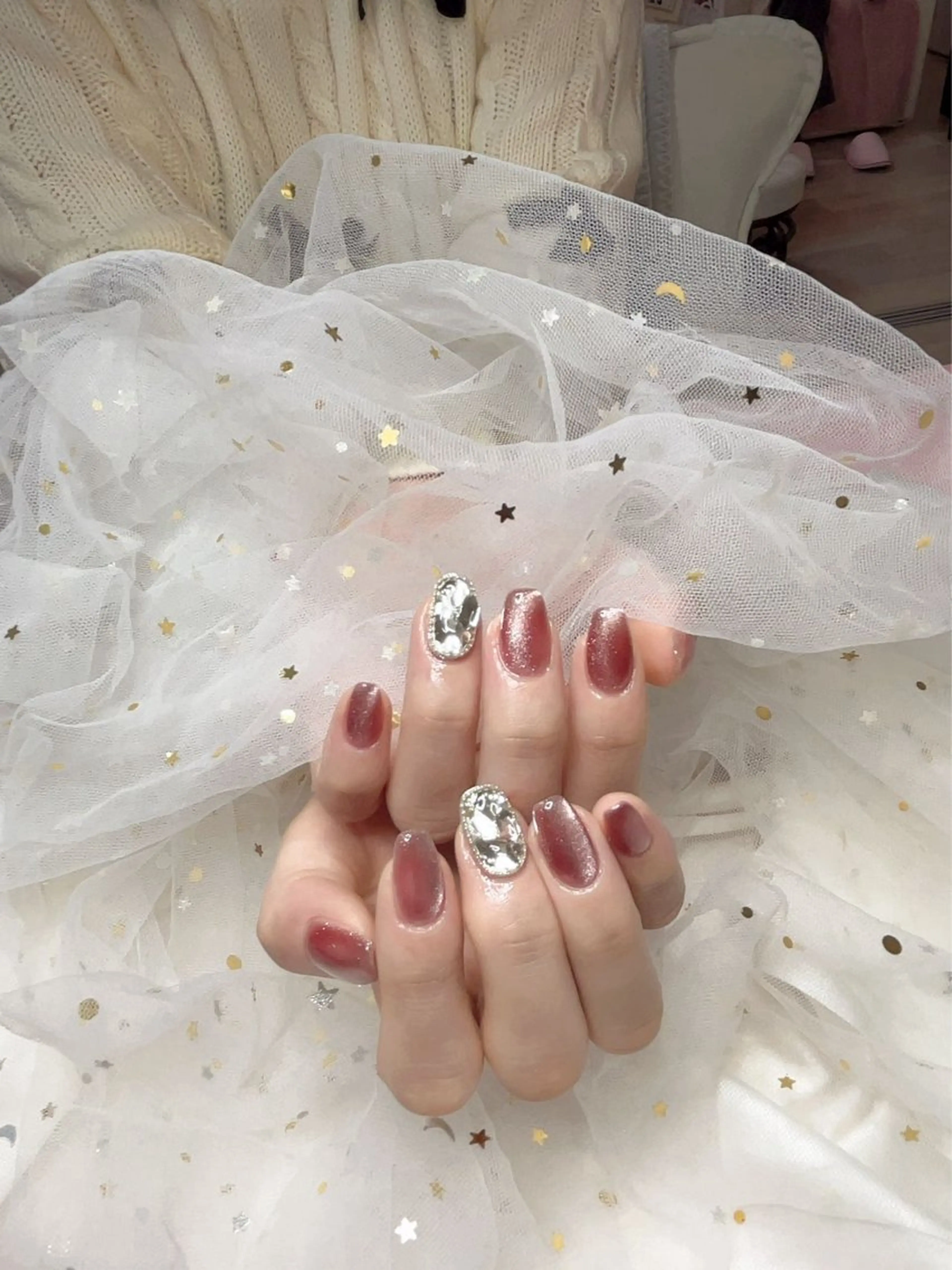 ネイル マグネットネイル ジョリ kasumi🌹💅のネイルデザイン